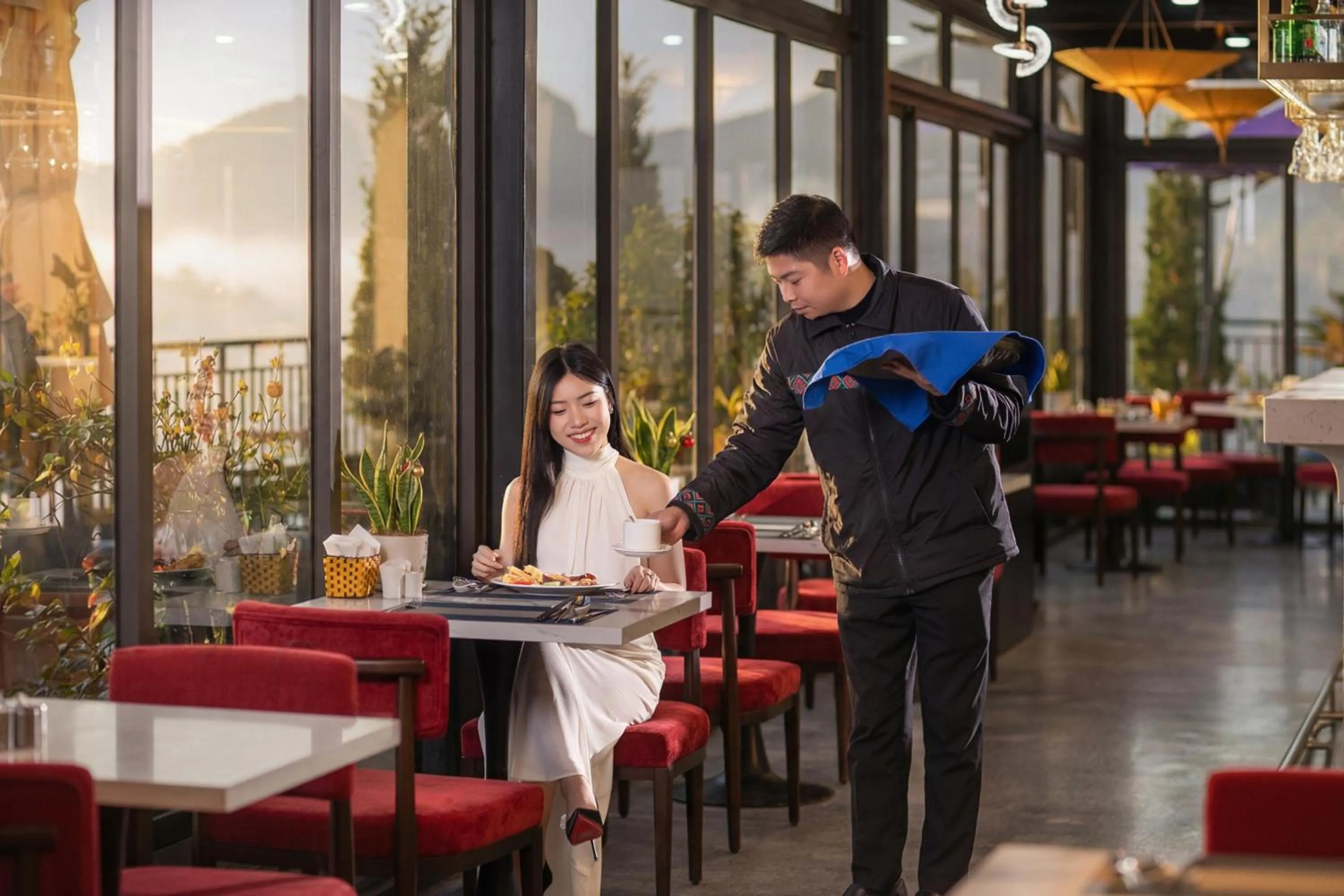 Staff in DeLaMont Sapa Hotel - Hill Serenity Retreat