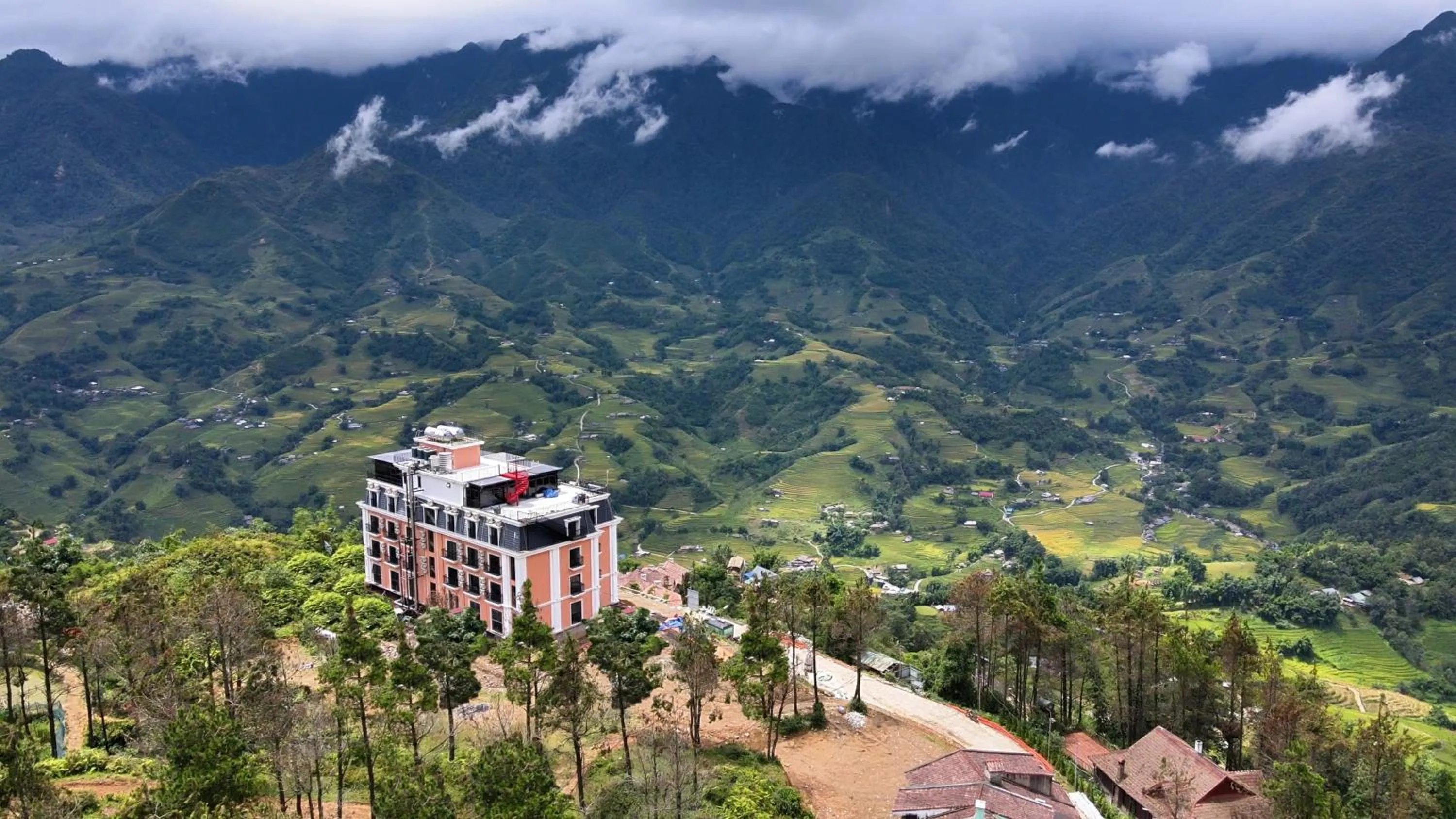 Mountain view in DeLaMont Sapa Hotel - Hill Serenity Retreat