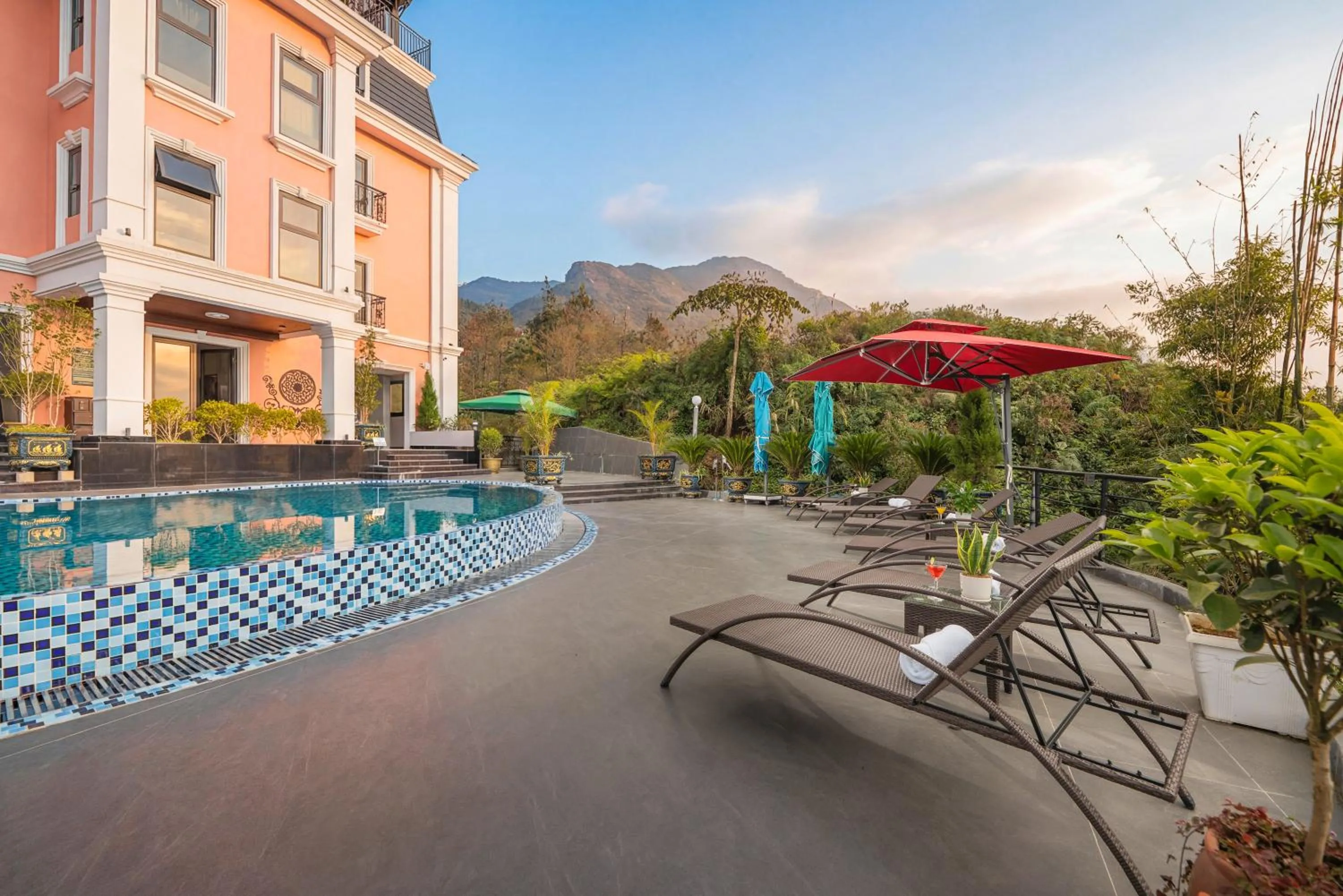 Property building in DeLaMont Sapa Hotel - Hill Serenity Retreat