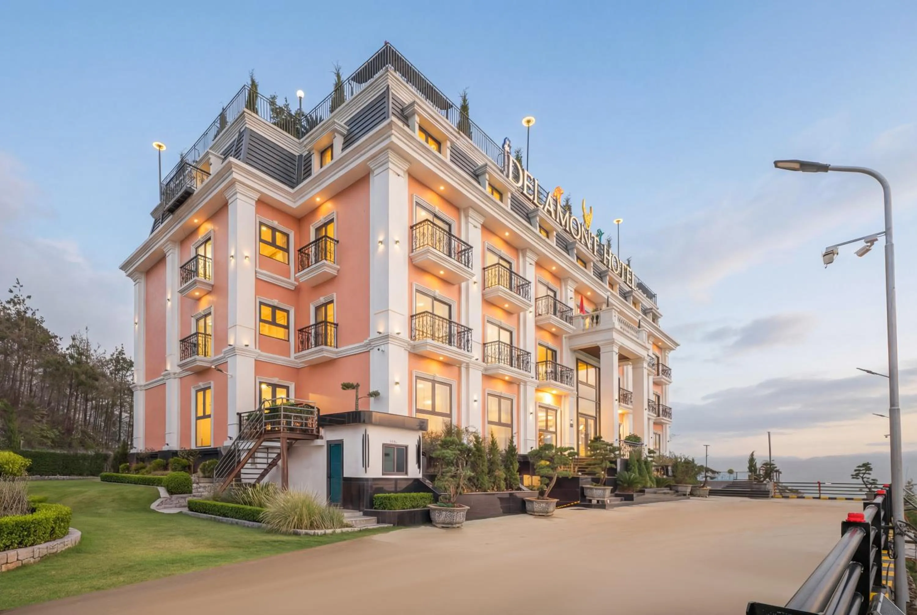 Property building in DeLaMont Sapa Hotel - Hill Serenity Retreat