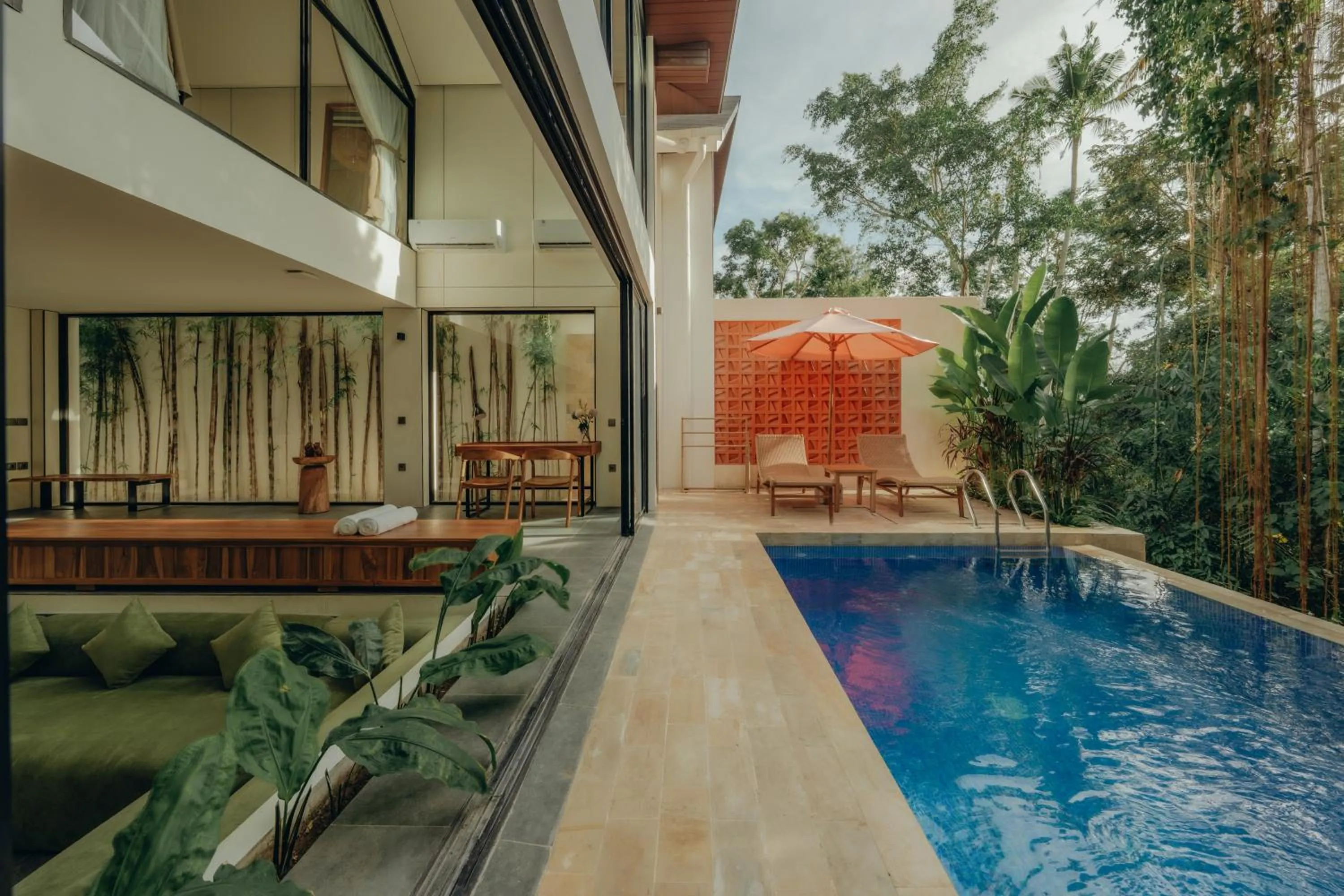 Pool view in Moon Rock Villas by Ribas