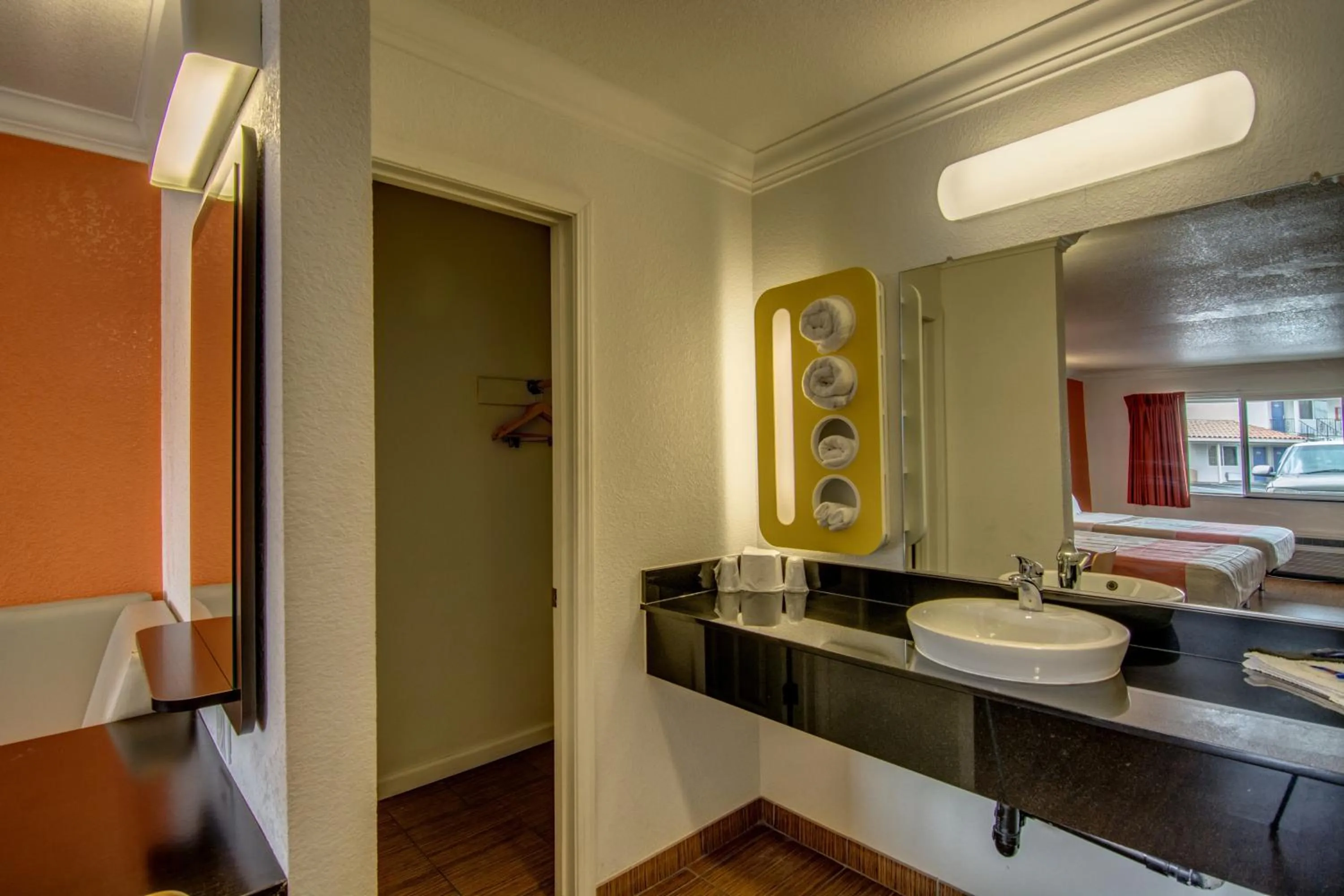 Toilet in Motel 6 Manteca CA