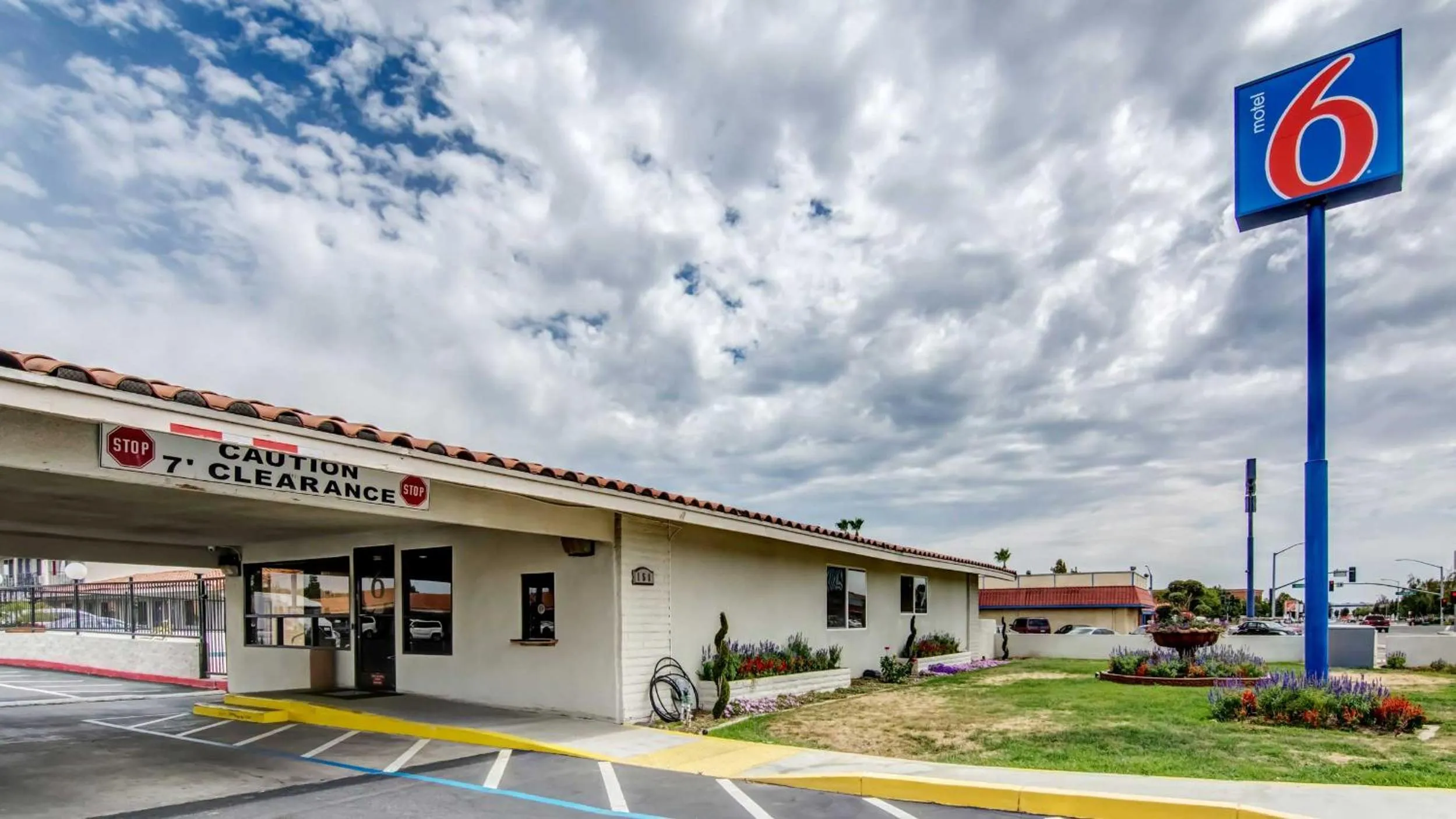 Property building in Motel 6 Manteca CA