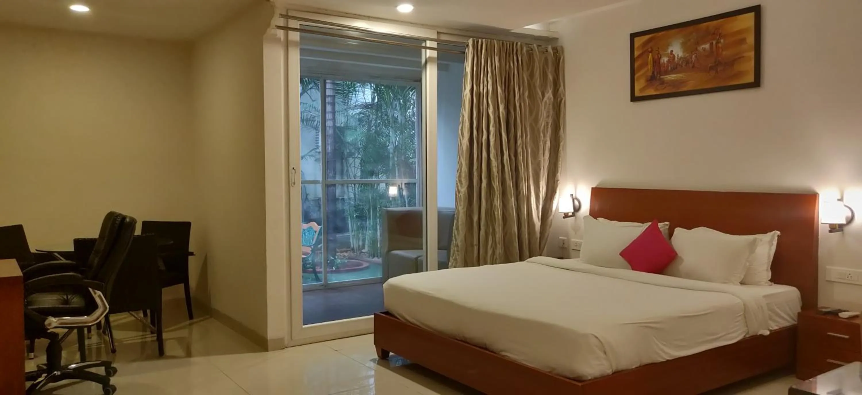 Bedroom in Mrugavani Resort & Spa