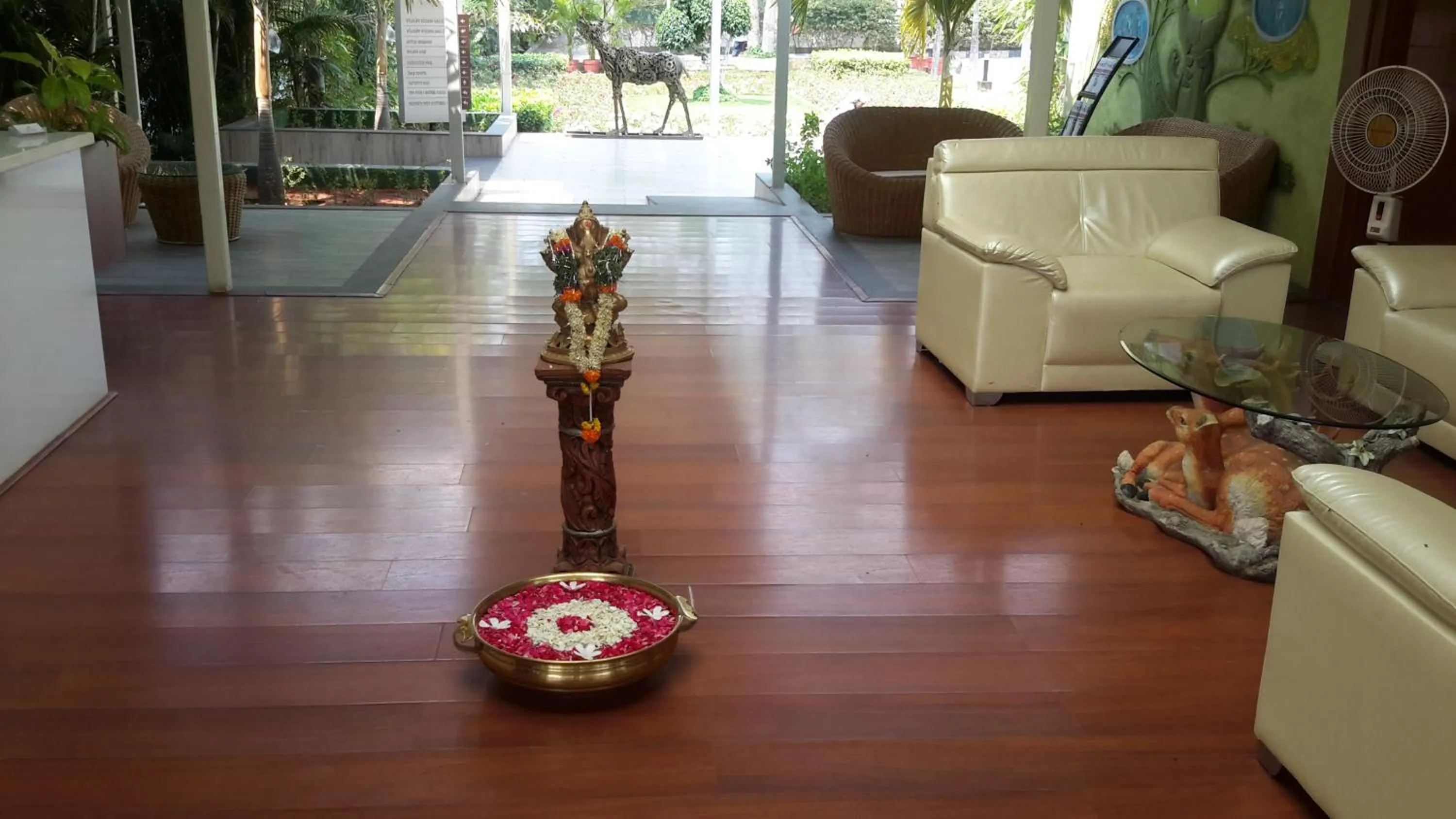 Lobby or reception in Mrugavani Resort & Spa