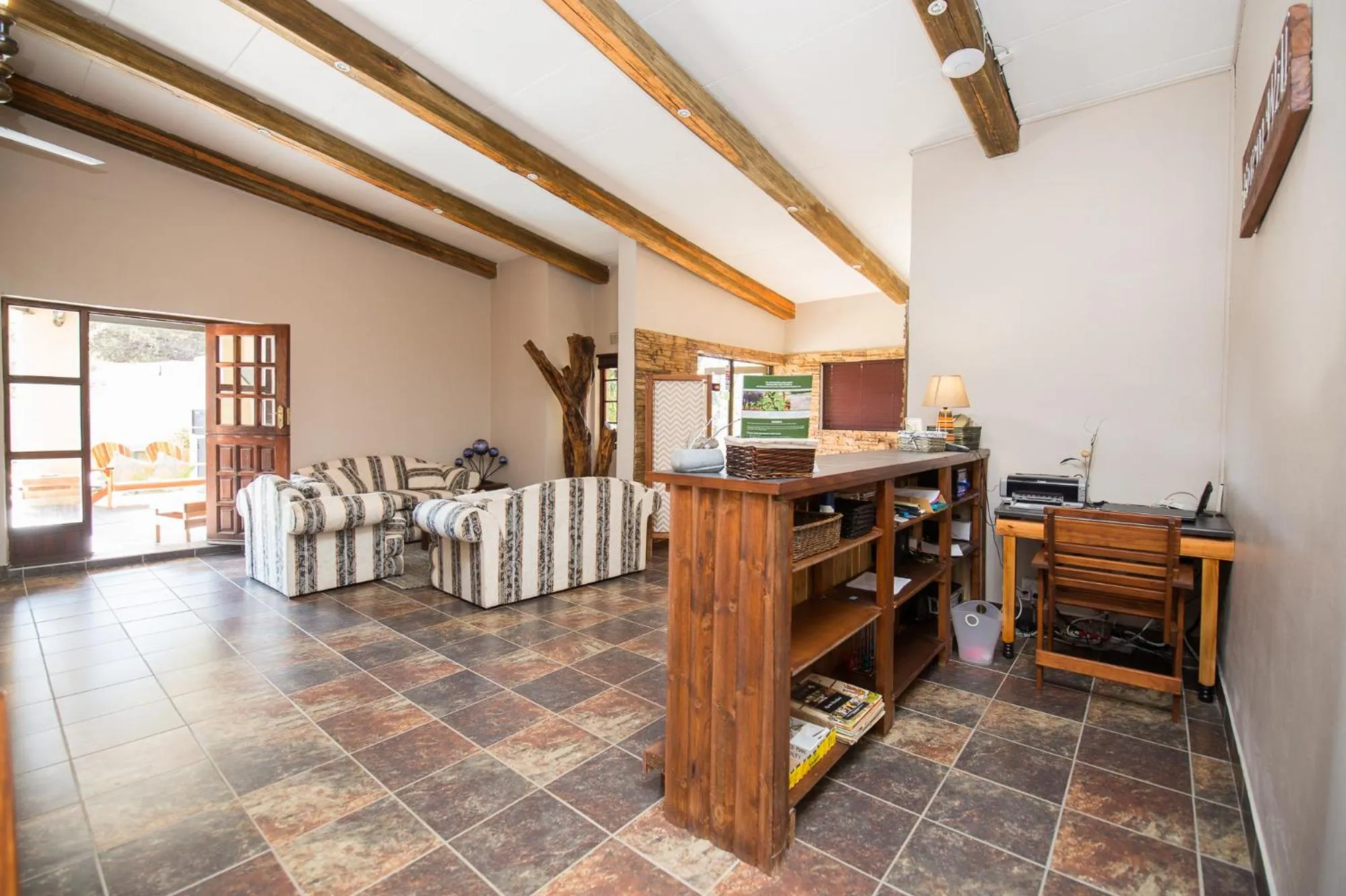 Seating area in Foreva Wild