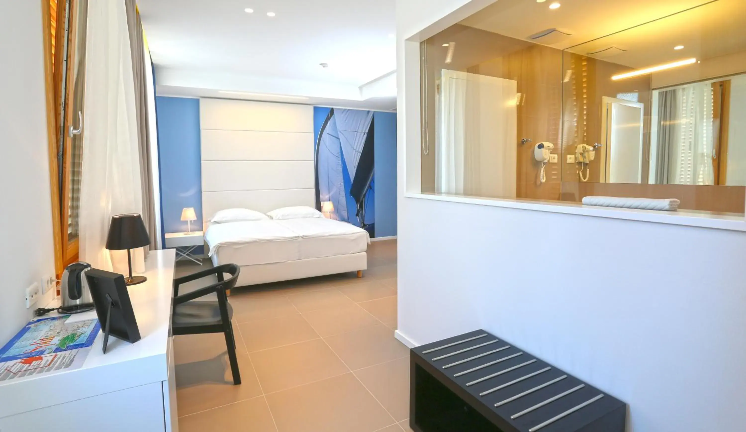 Deluxe Double Room with Sea View in Guesthouse Villa Scalaria Deluxe Double Room with Sea View in Guesthouse Villa Scalaria