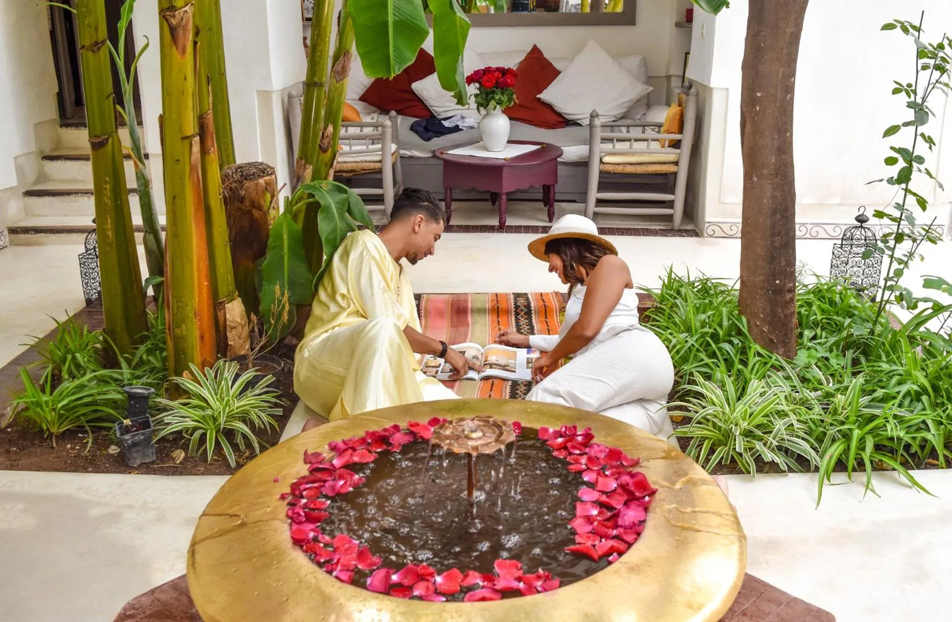 Patio in Riad Dar Aman