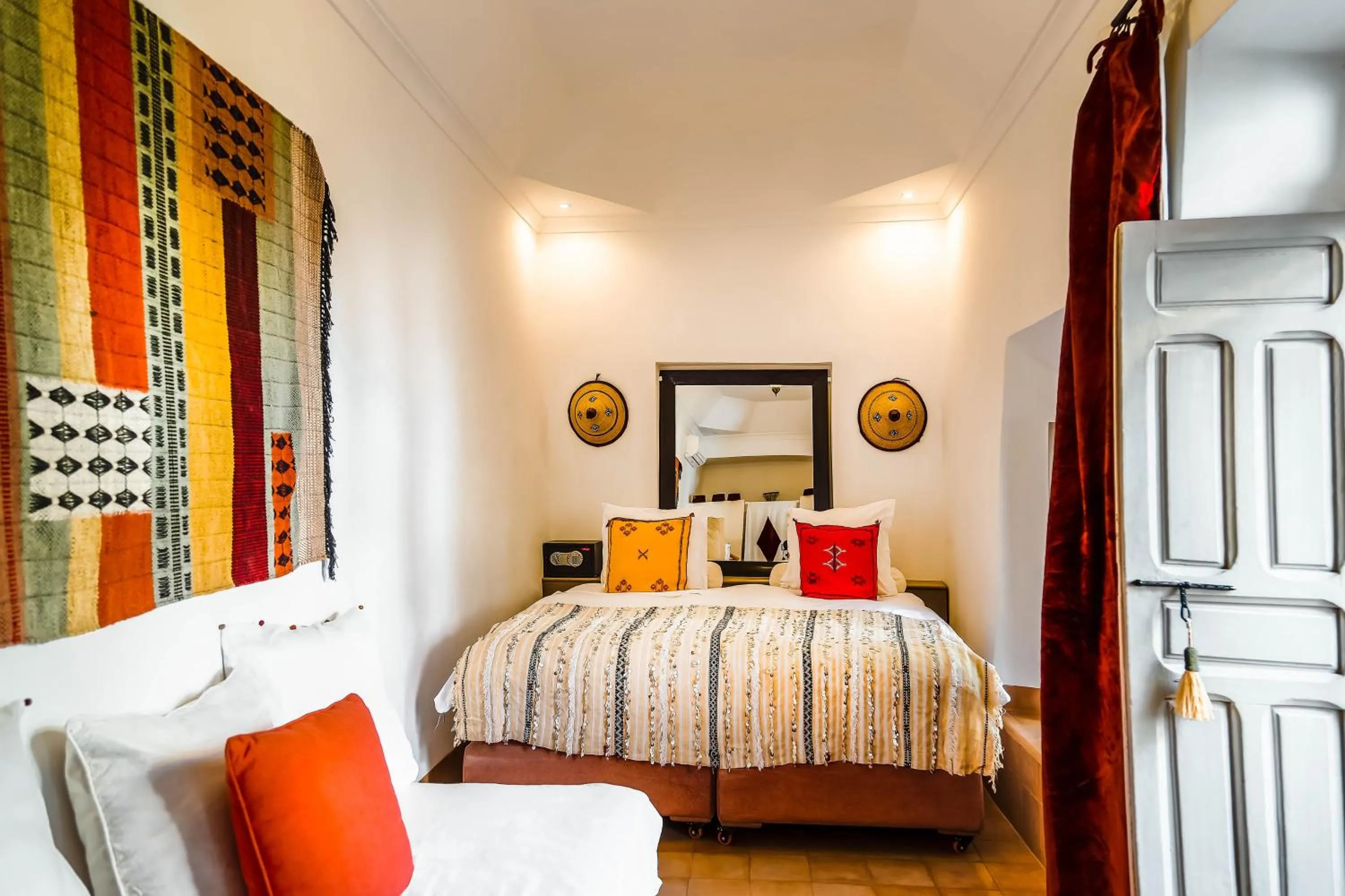 Bed in Riad Dar Aman