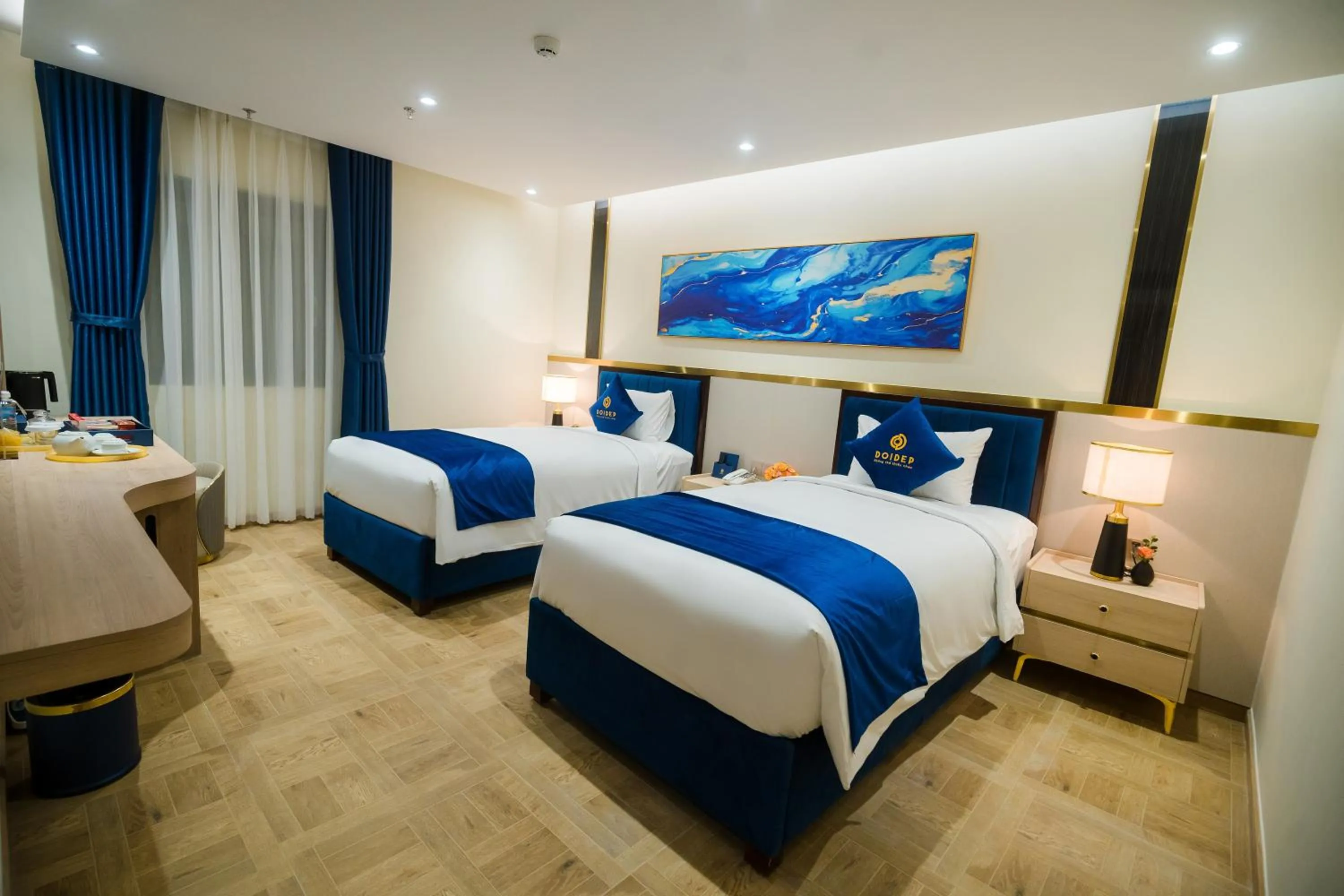 Bedroom, Bed in Sandals Mimosa