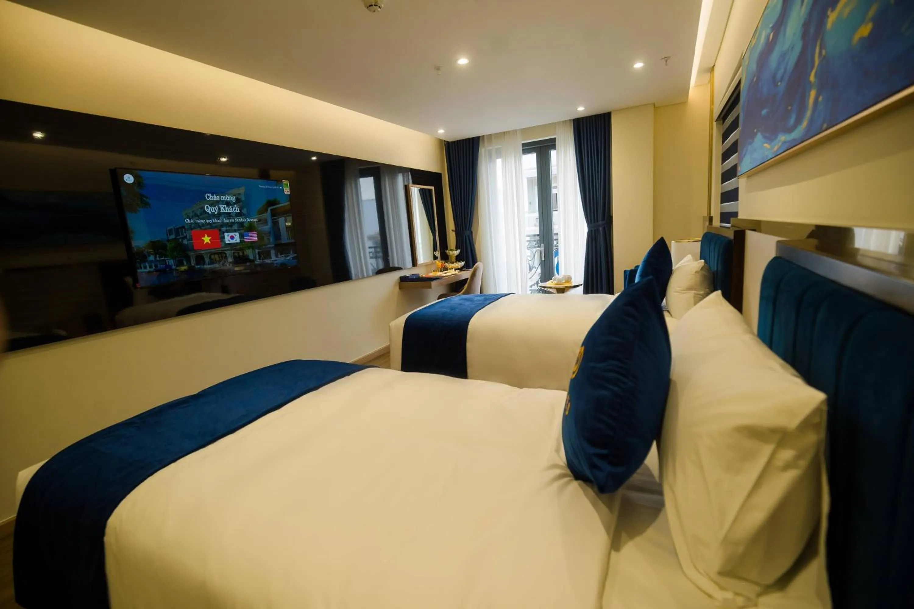 Bedroom, Bed in Sandals Mimosa