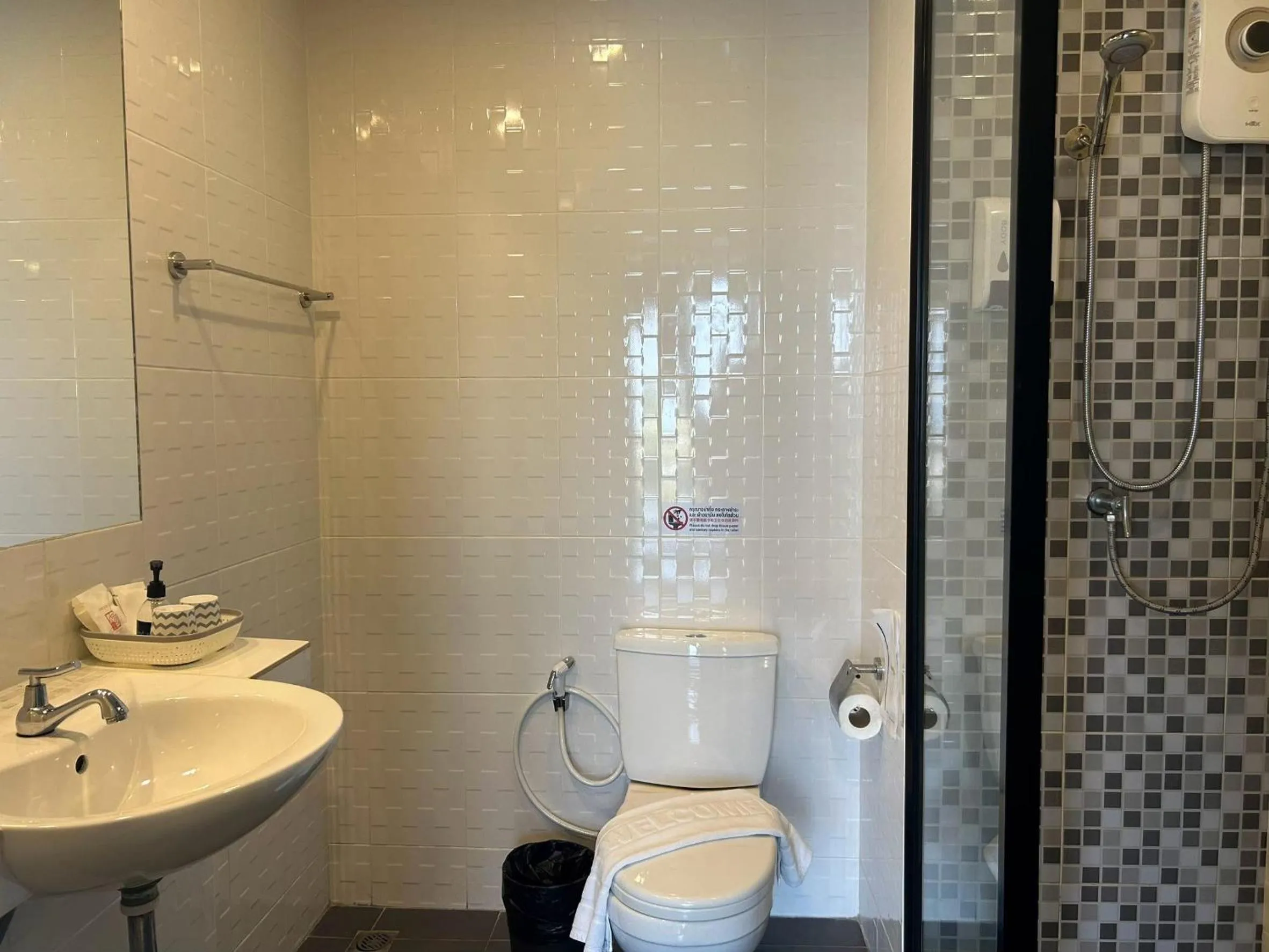 Toilet in Suntria Hotel Pattaya