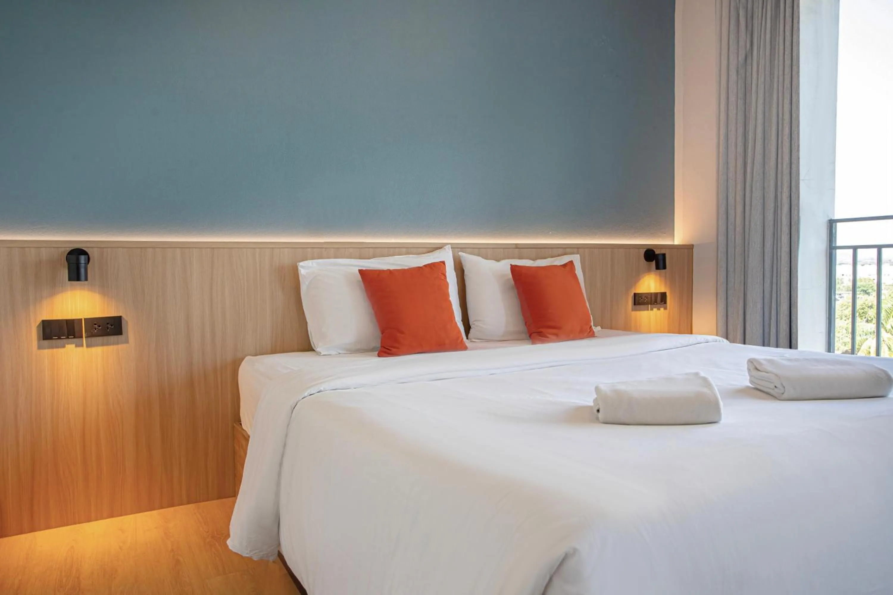 Bed in Suntria Hotel Pattaya