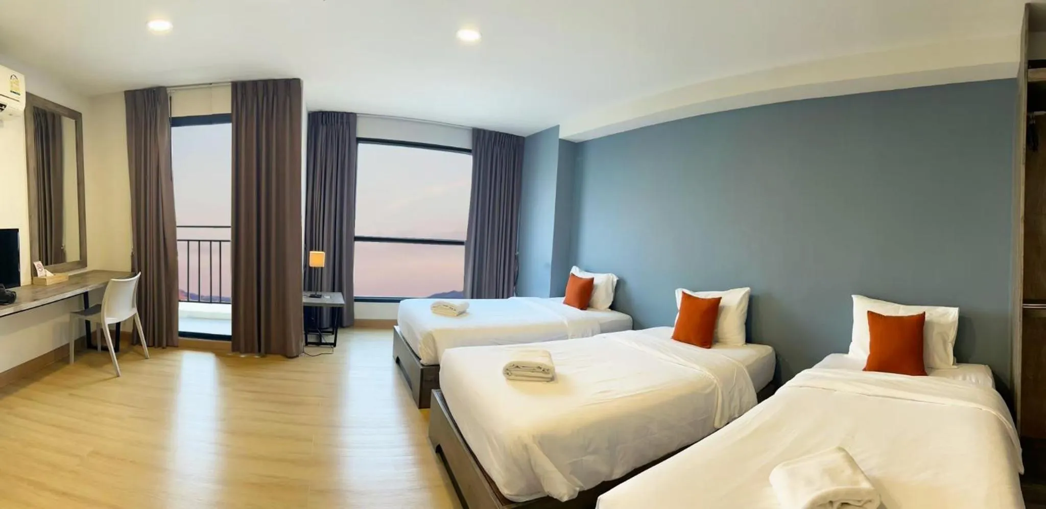 Bed in Suntria Hotel Pattaya