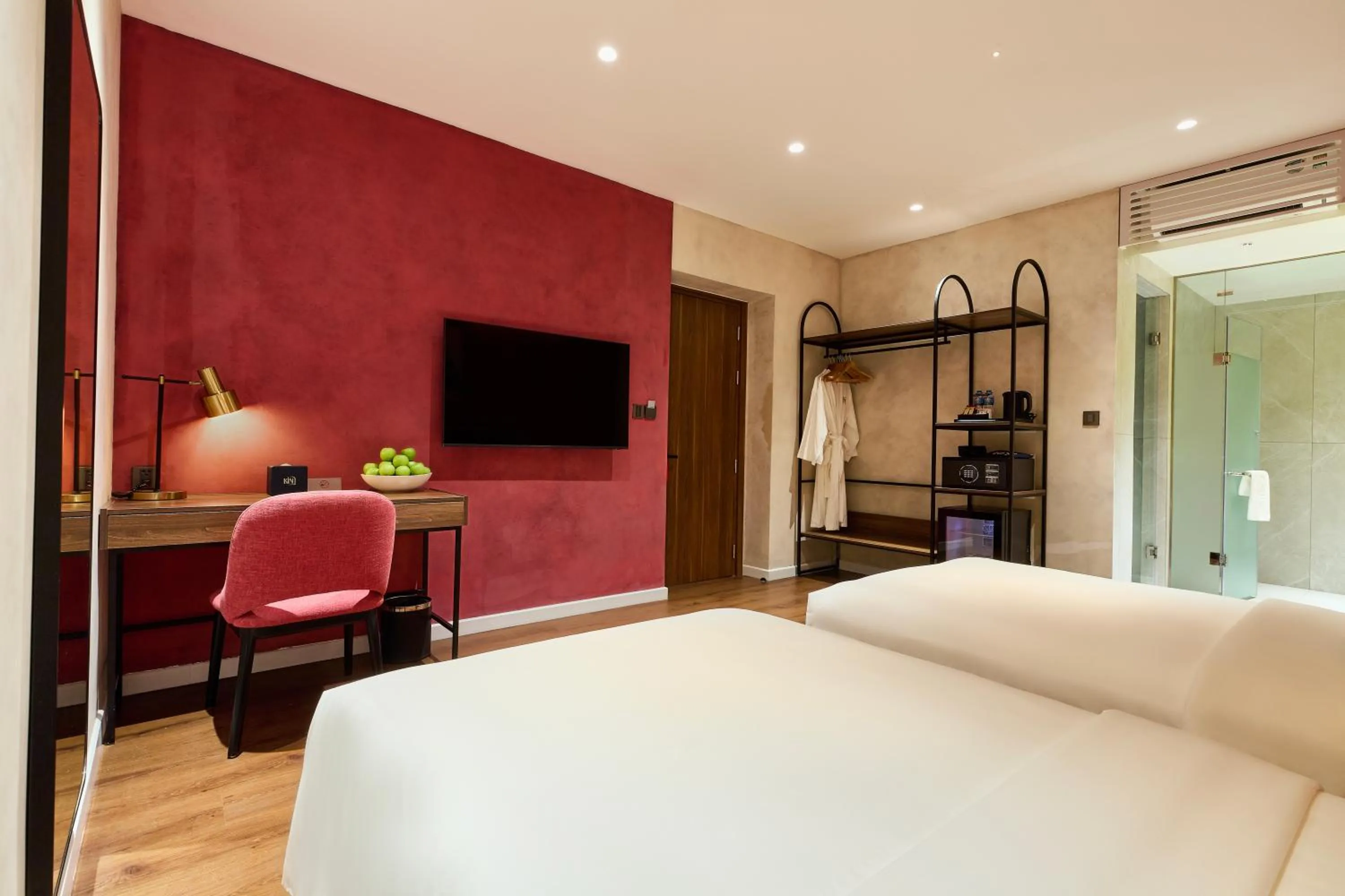 Bed in Kin Hotel Onsen Edition