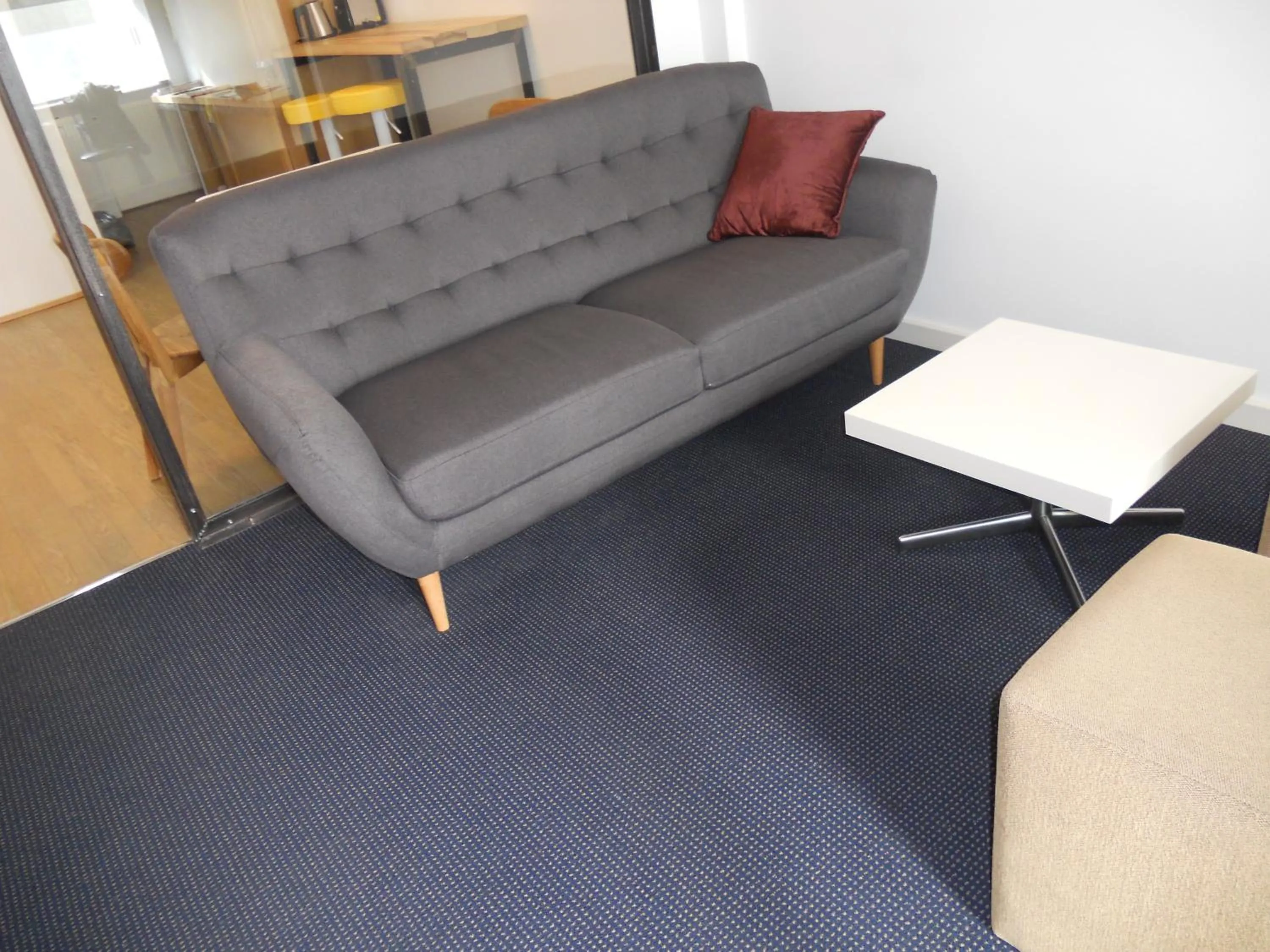 Seating area in REK Inn