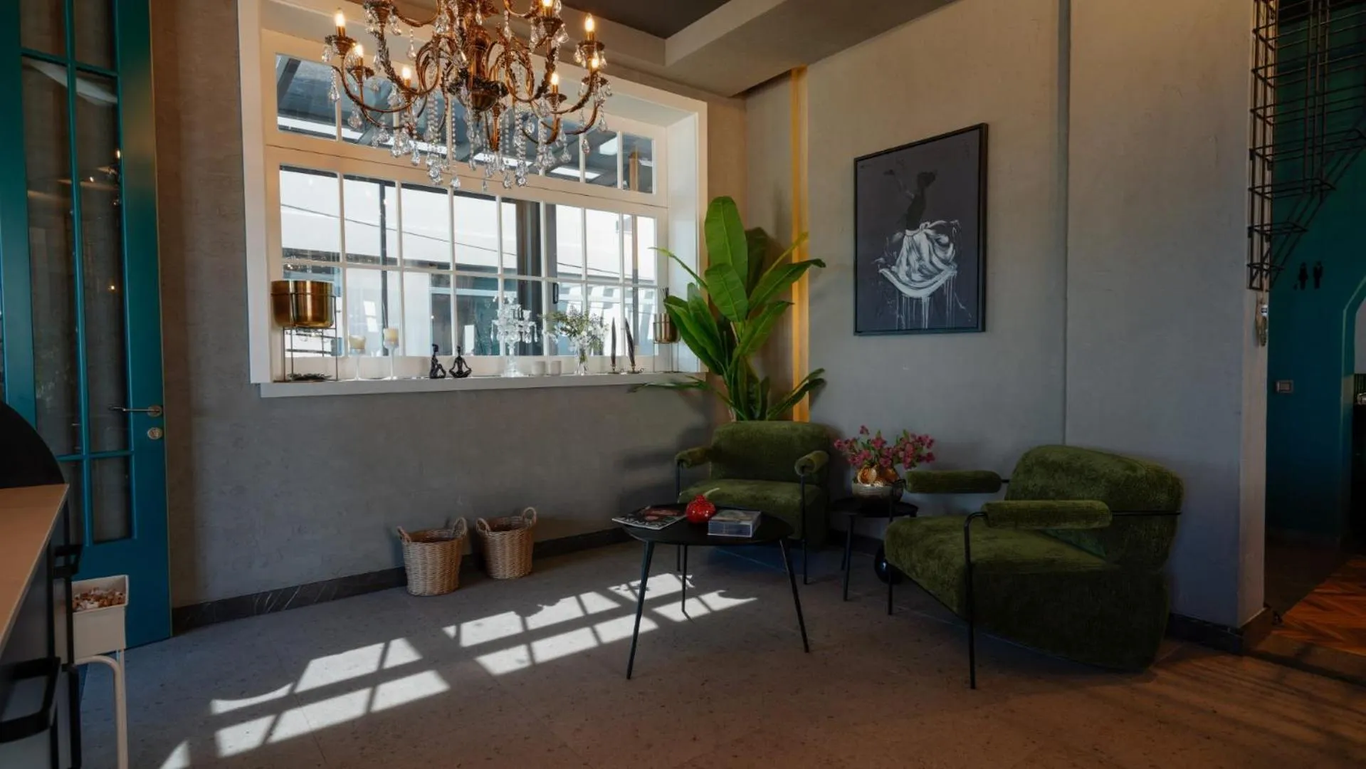 Seating area in RUKA Hotel