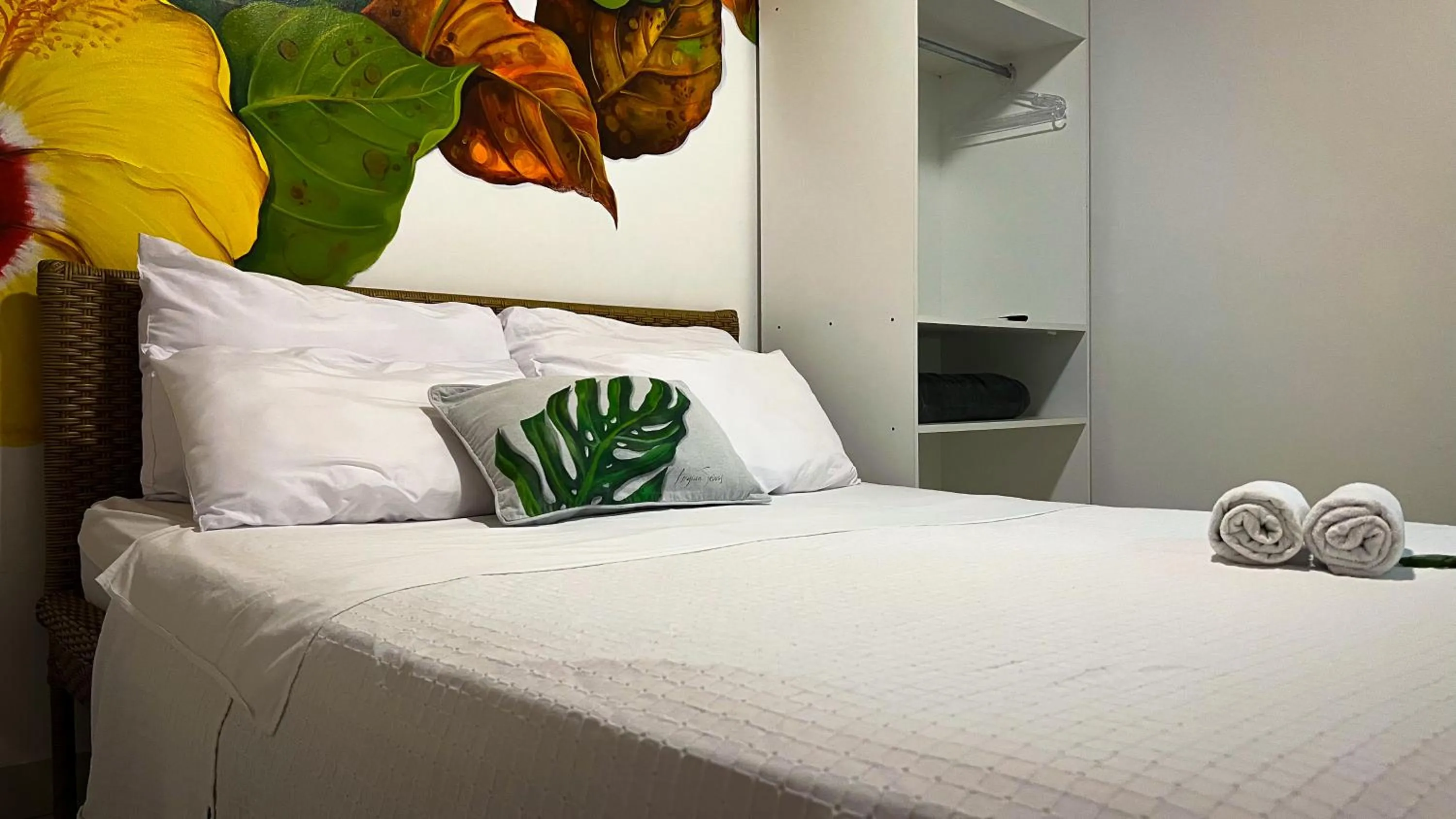 Bed in Pousada Praia e Conforto