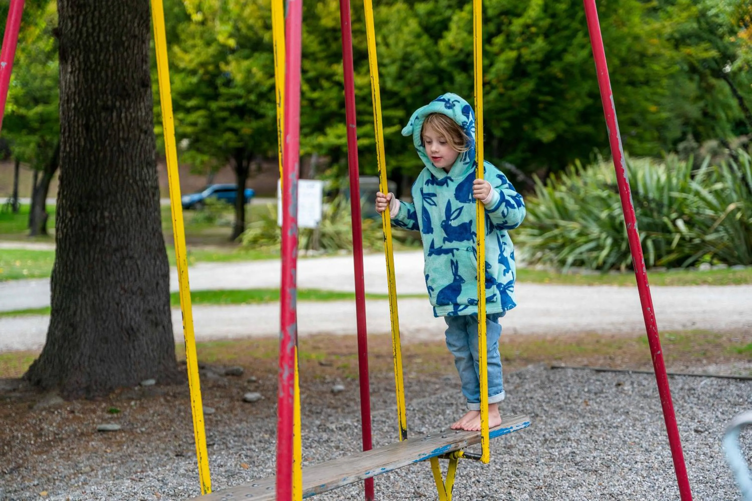 Children play ground in The Camp - Lake Hawea
