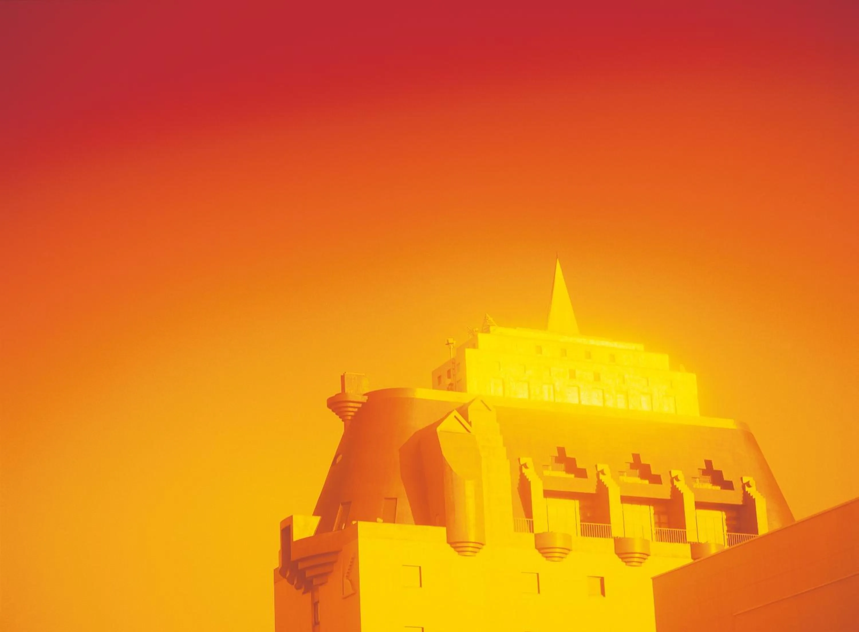 Sunset in Kushiro Century Castle Hotel