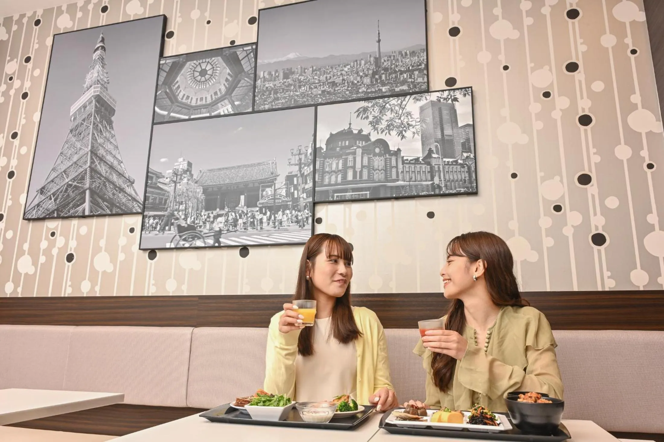 Buffet breakfast in Sanco Inn Grande Tokyo Hamamatsucho