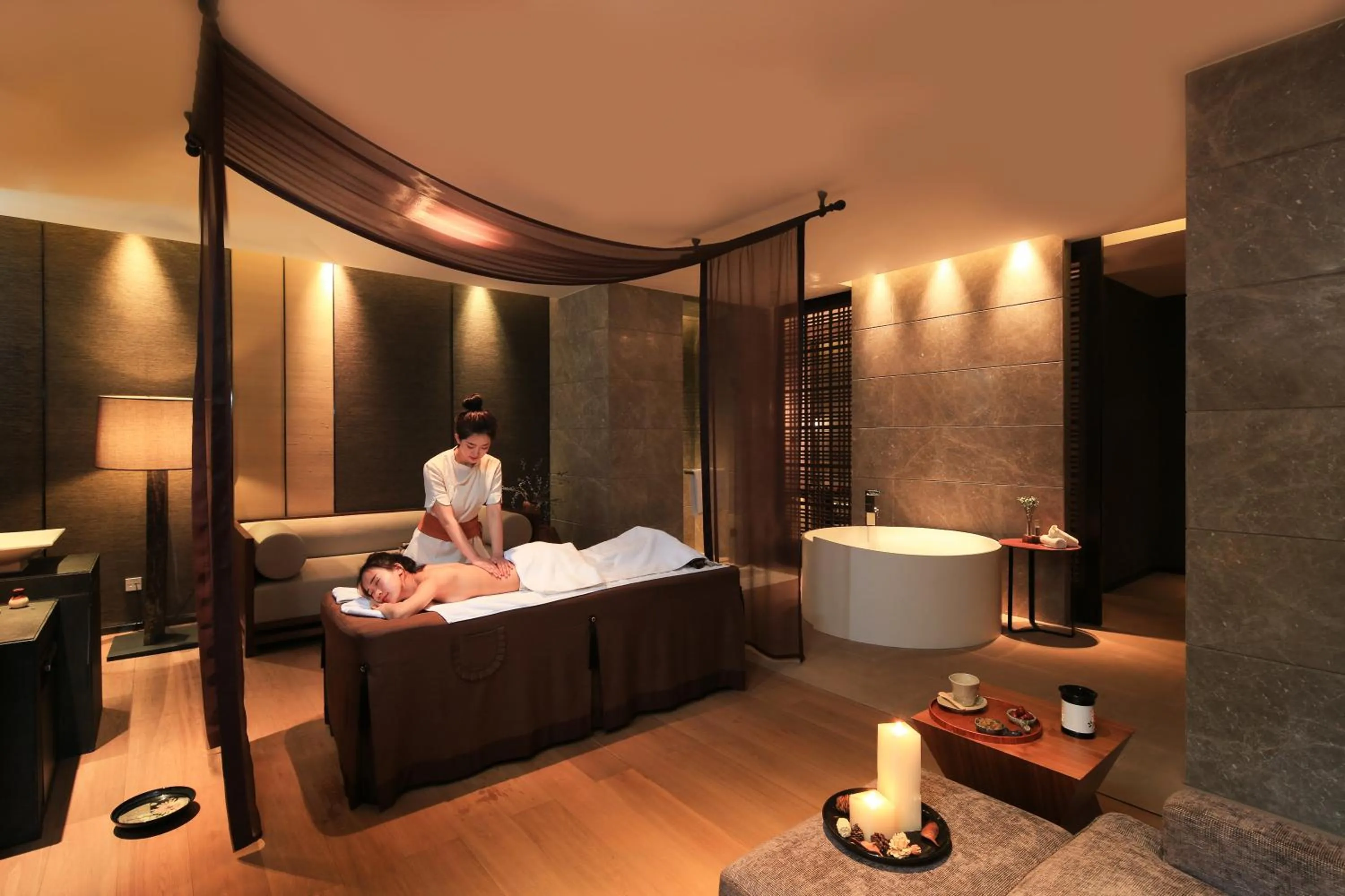 Spa and wellness centre/facilities in Aoluguya Hotel Harbin