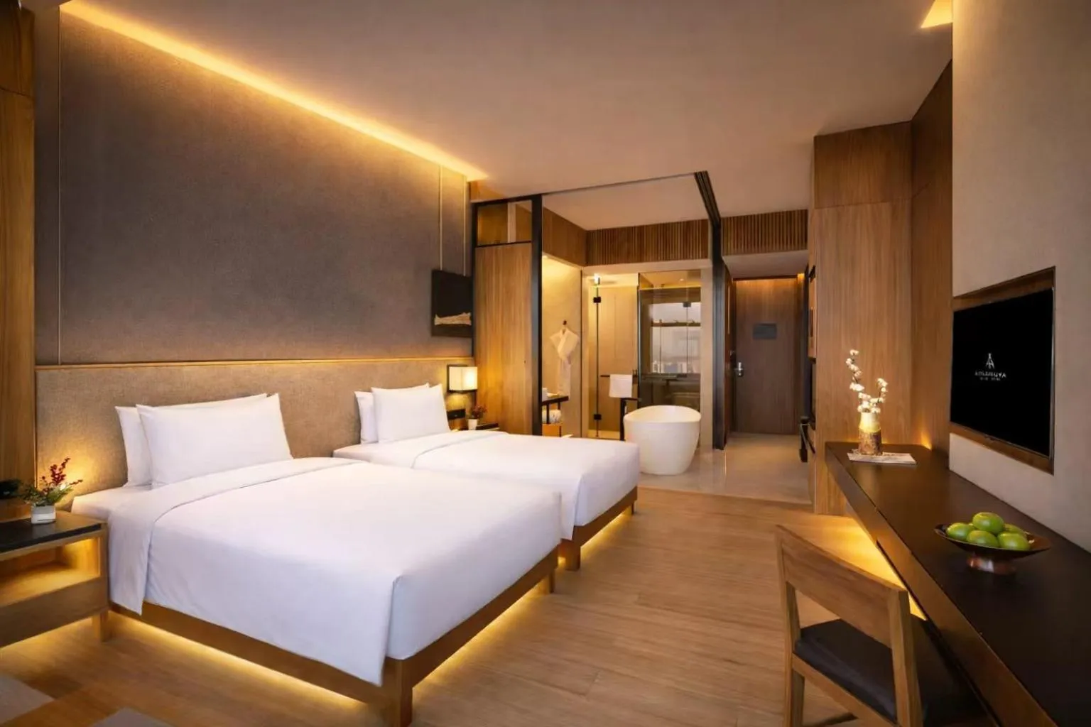 On site, Bed in Aoluguya Hotel Harbin