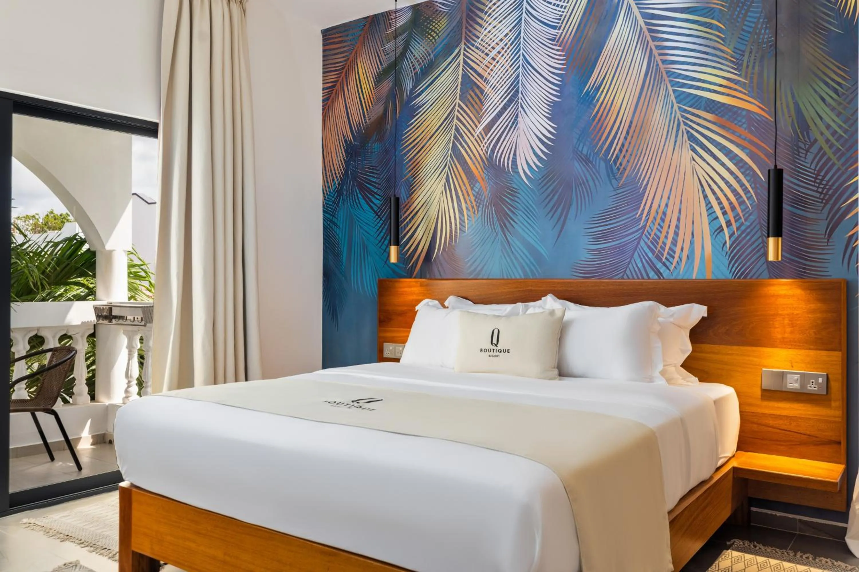 Bed in Q Boutique Resort Malindi