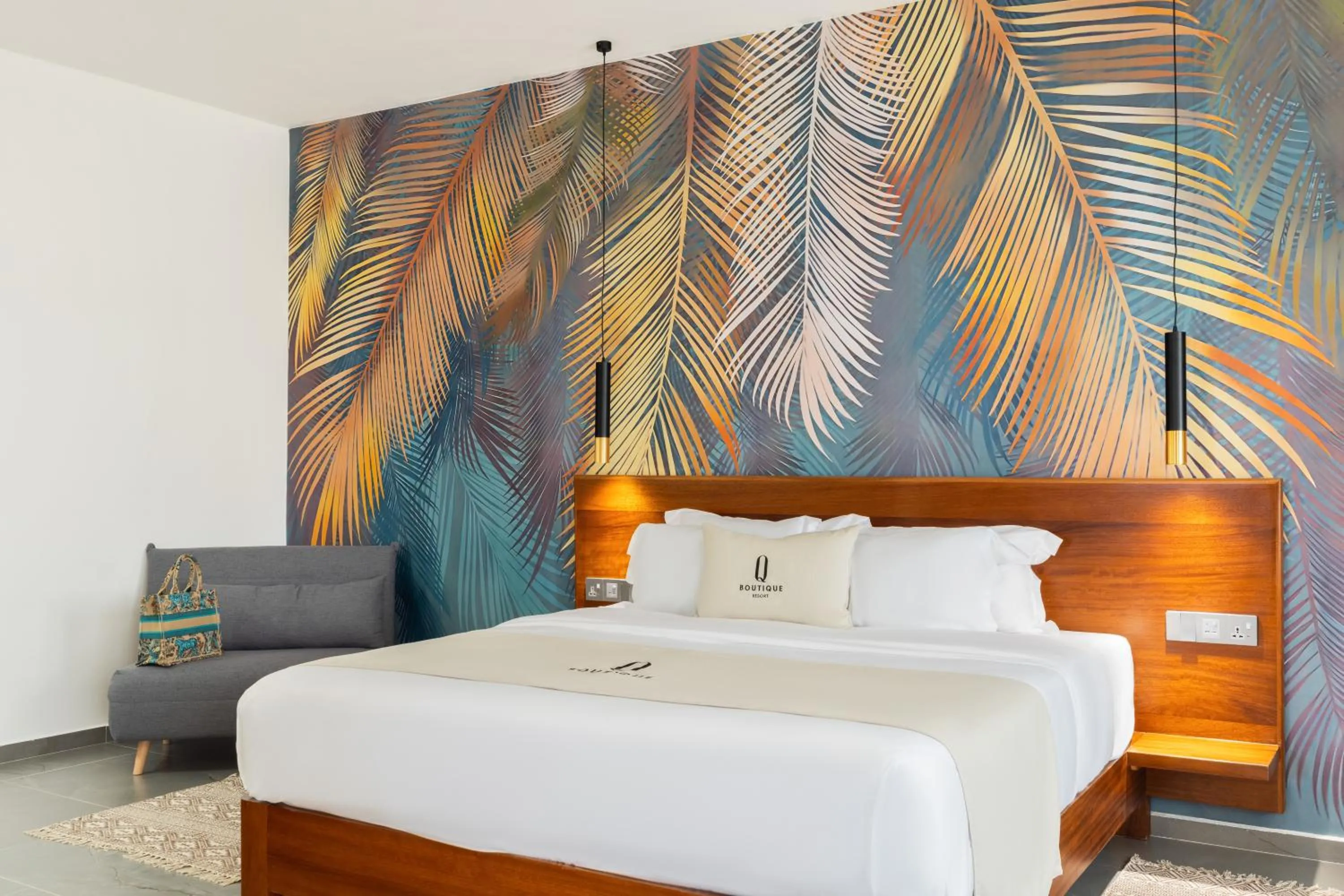 Bed in Q Boutique Resort Malindi