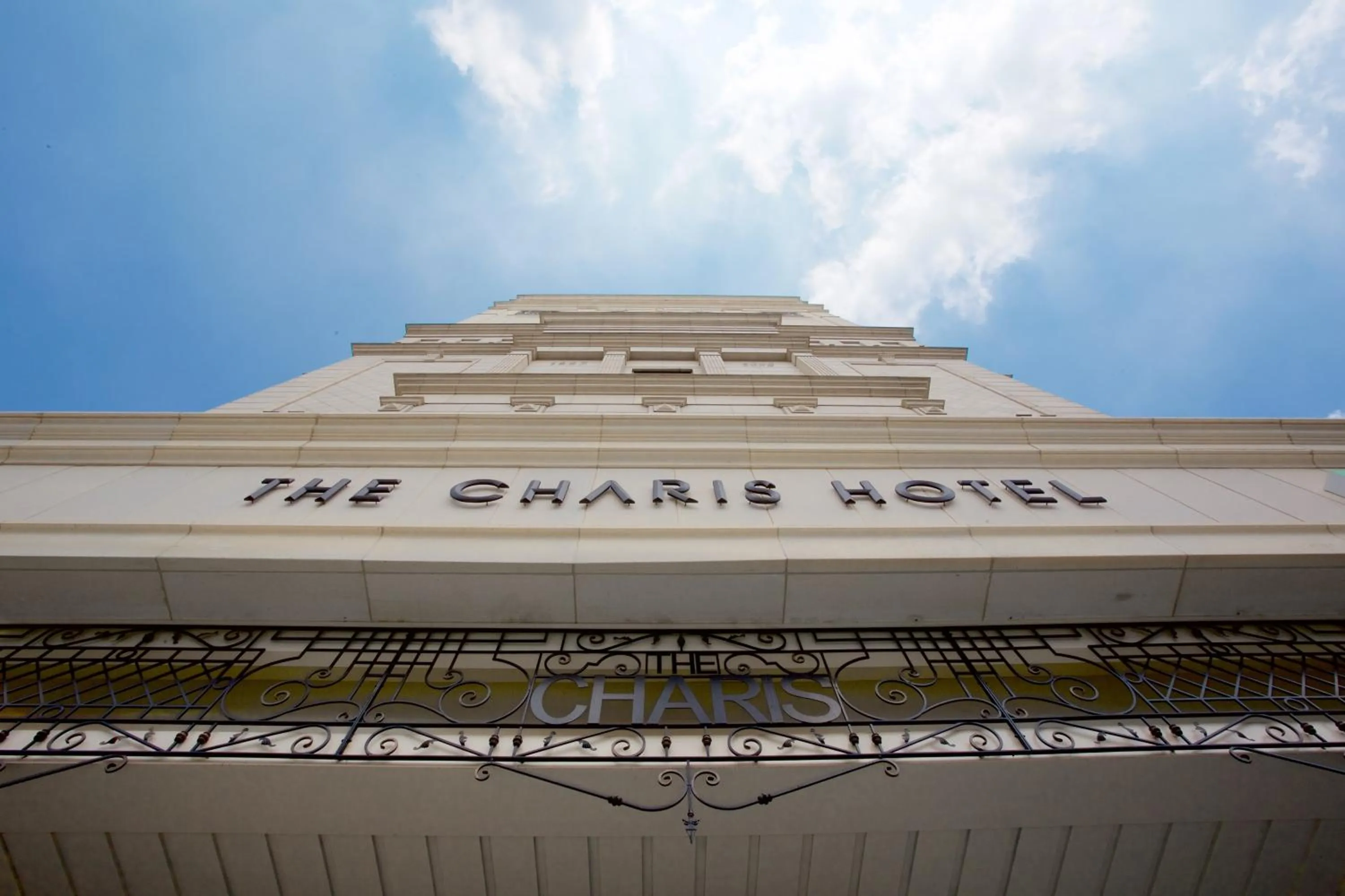 Facade/entrance in Charis Hotel