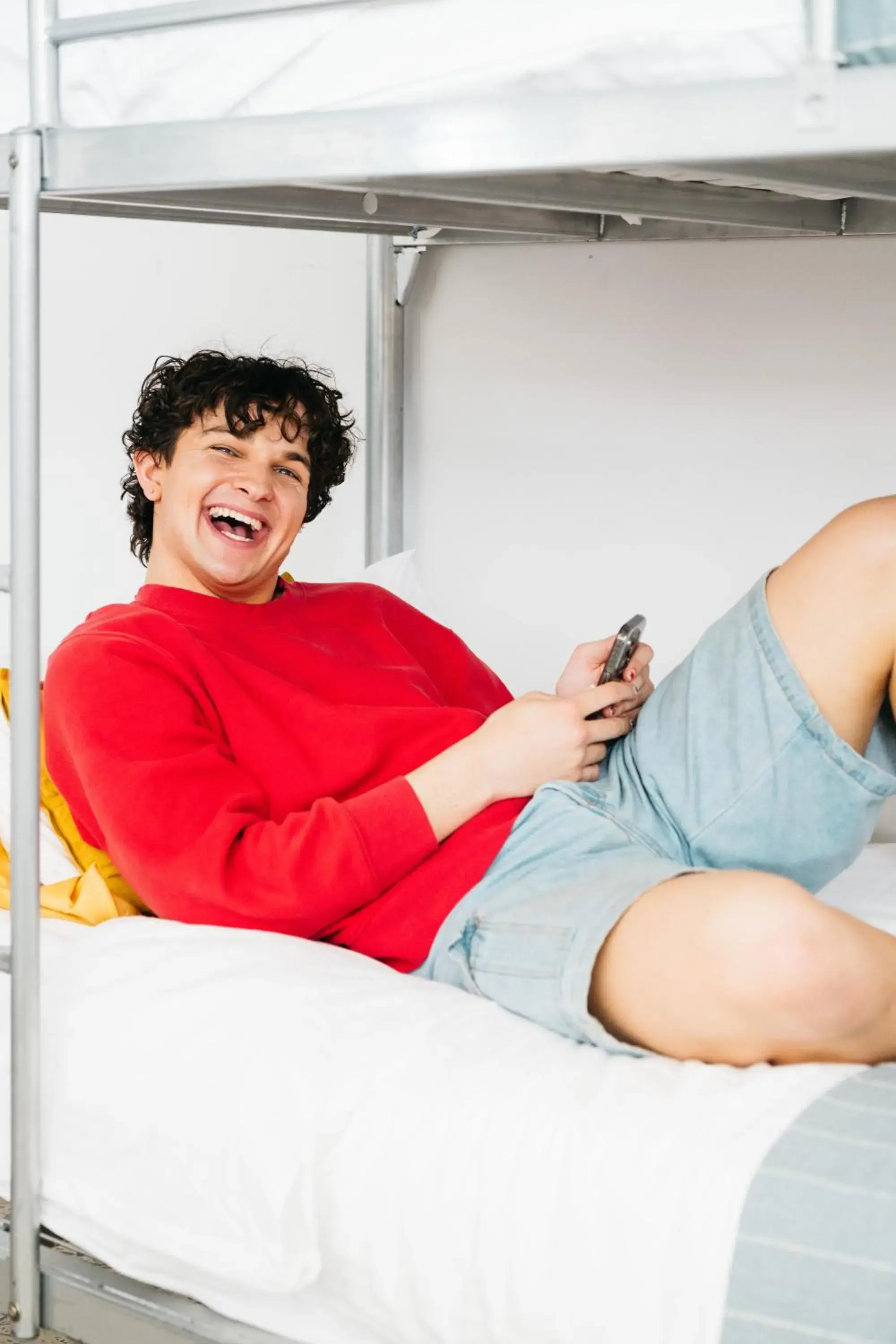 Bed in 8-Bed Dormitory Room with Bathroom in The Village Glebe Bed in 8-Bed Dormitory Room with Bathroom in The Village Glebe