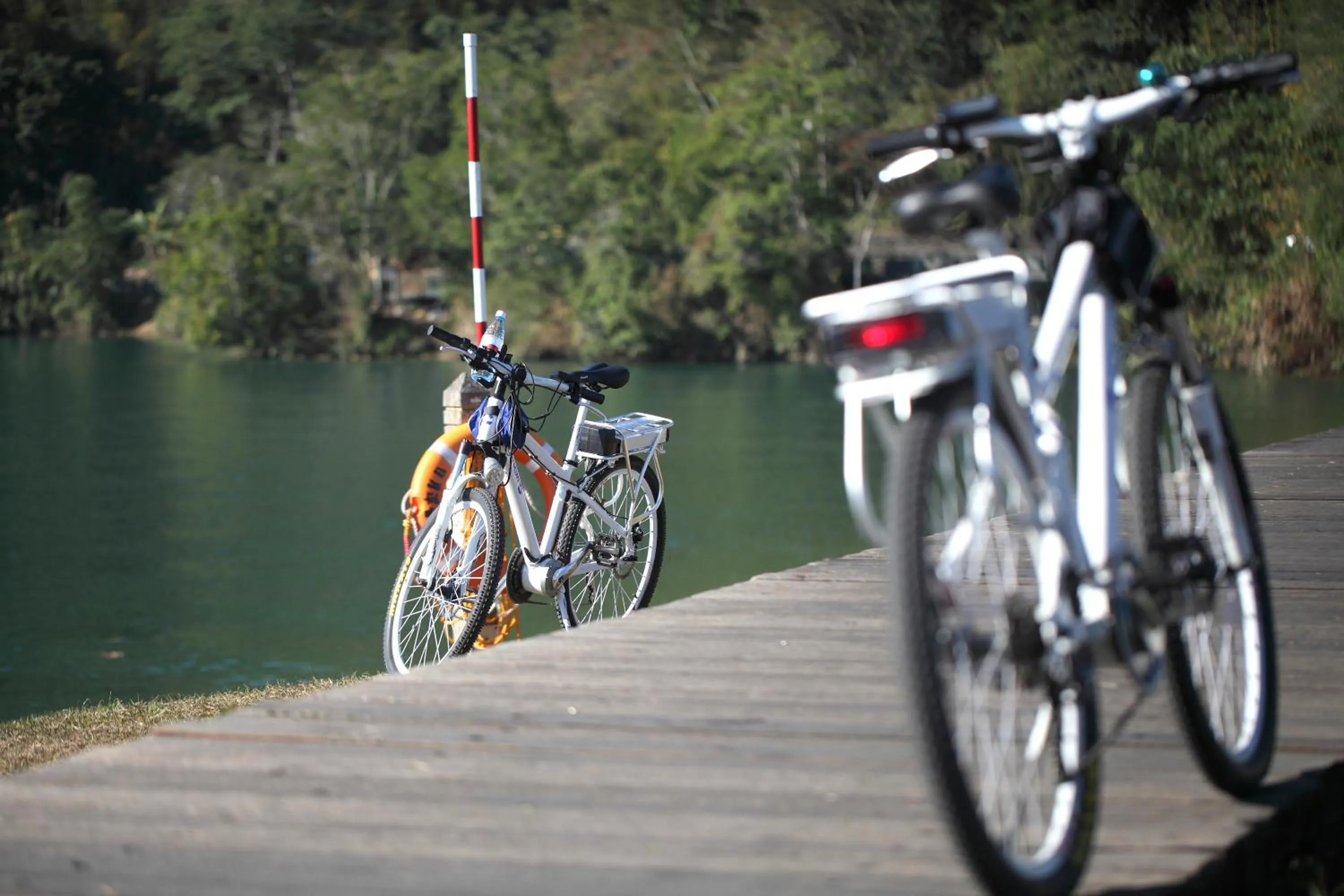 Cycling in Fuli Hot Spring Resort
