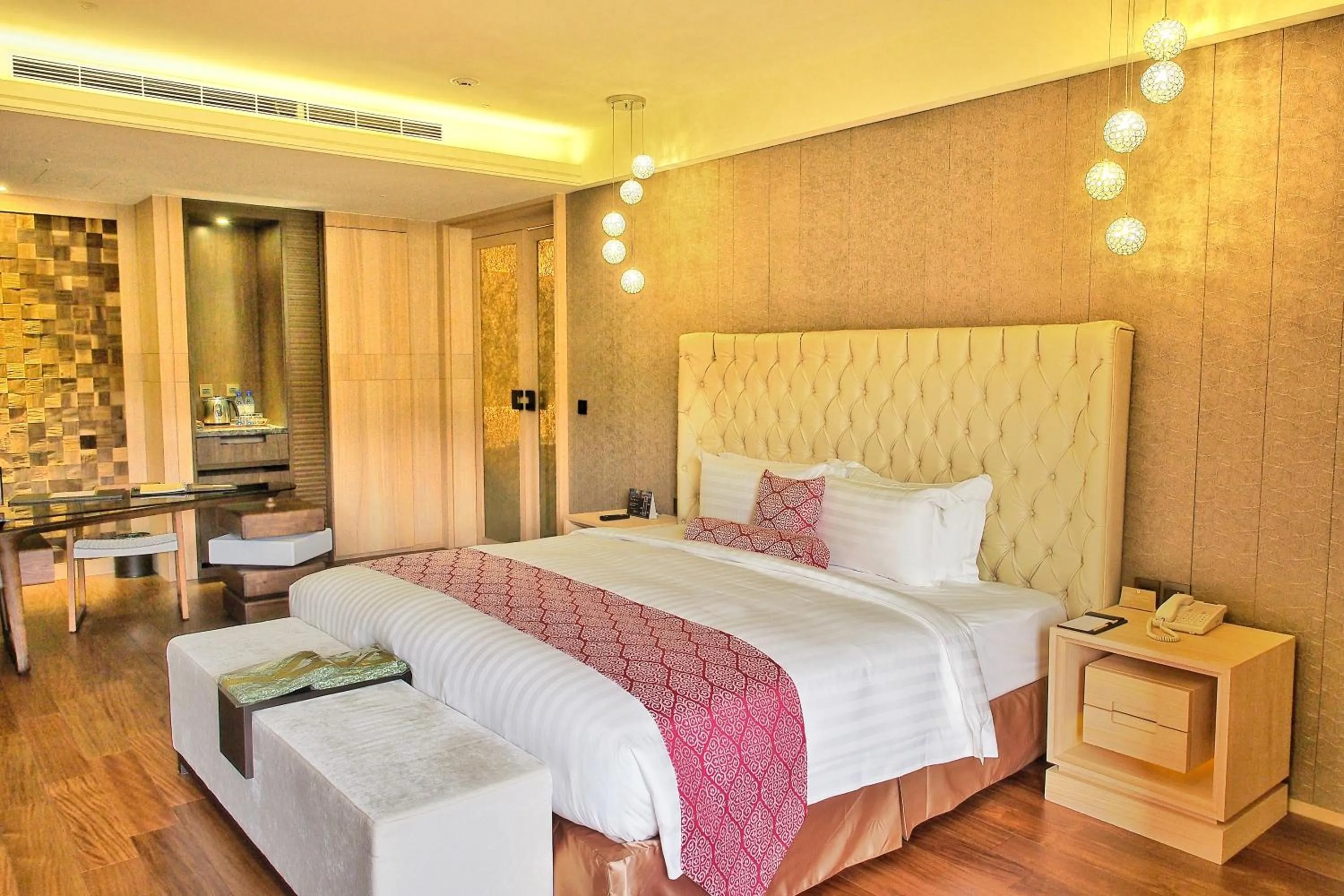 Bed in Fuli Hot Spring Resort