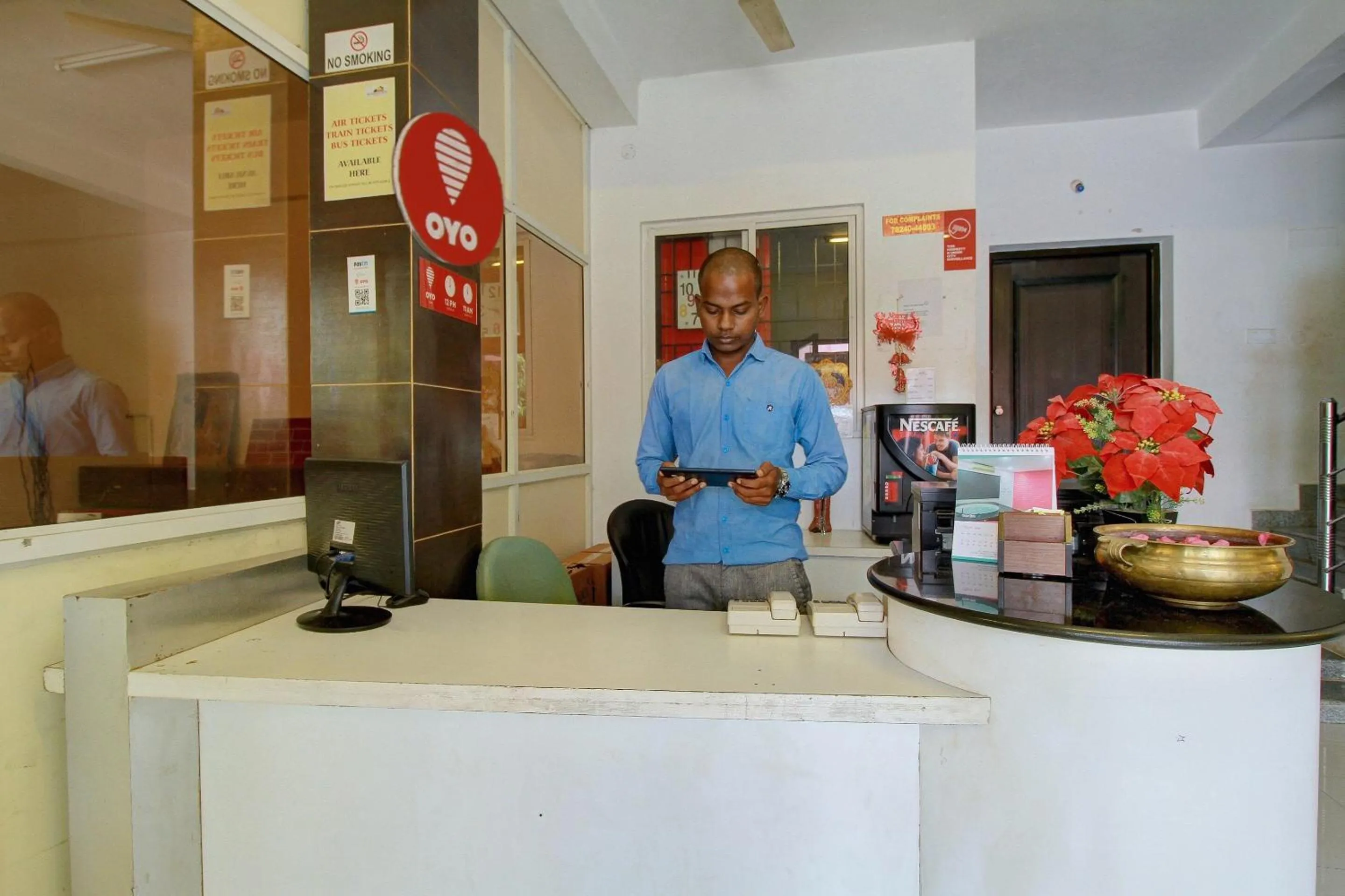 Lobby or reception in Hotel O The Mangrove Wood Residency