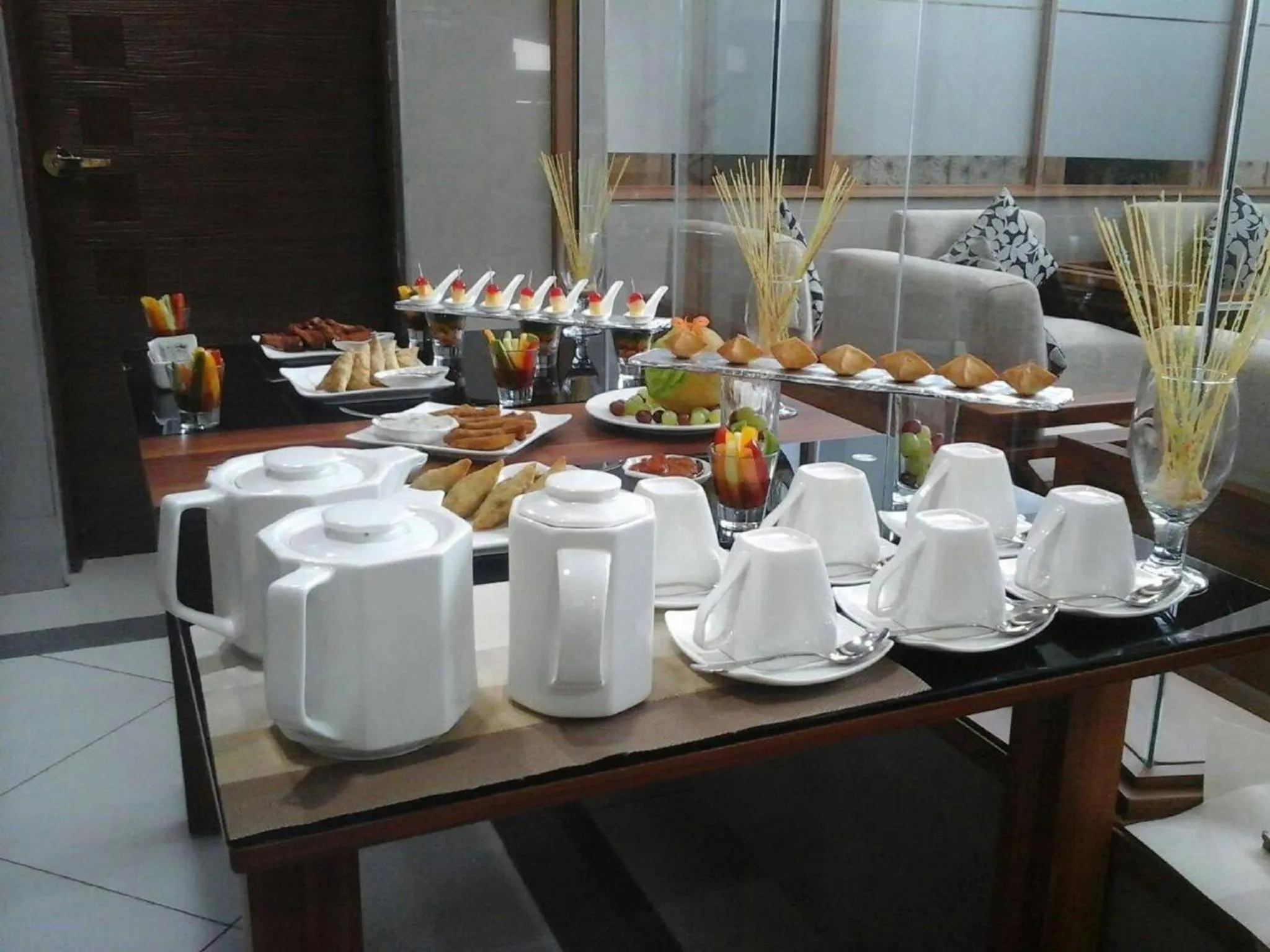 Buffet breakfast in We Hotel and Suites
