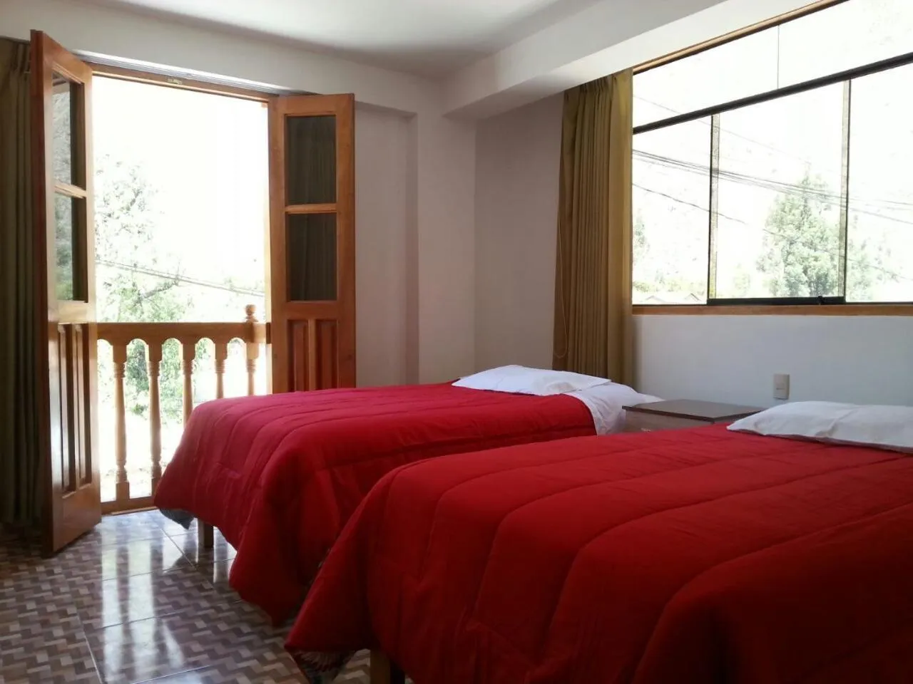 Photo of the whole room, Bed in Tambo de Ollantay Hotel