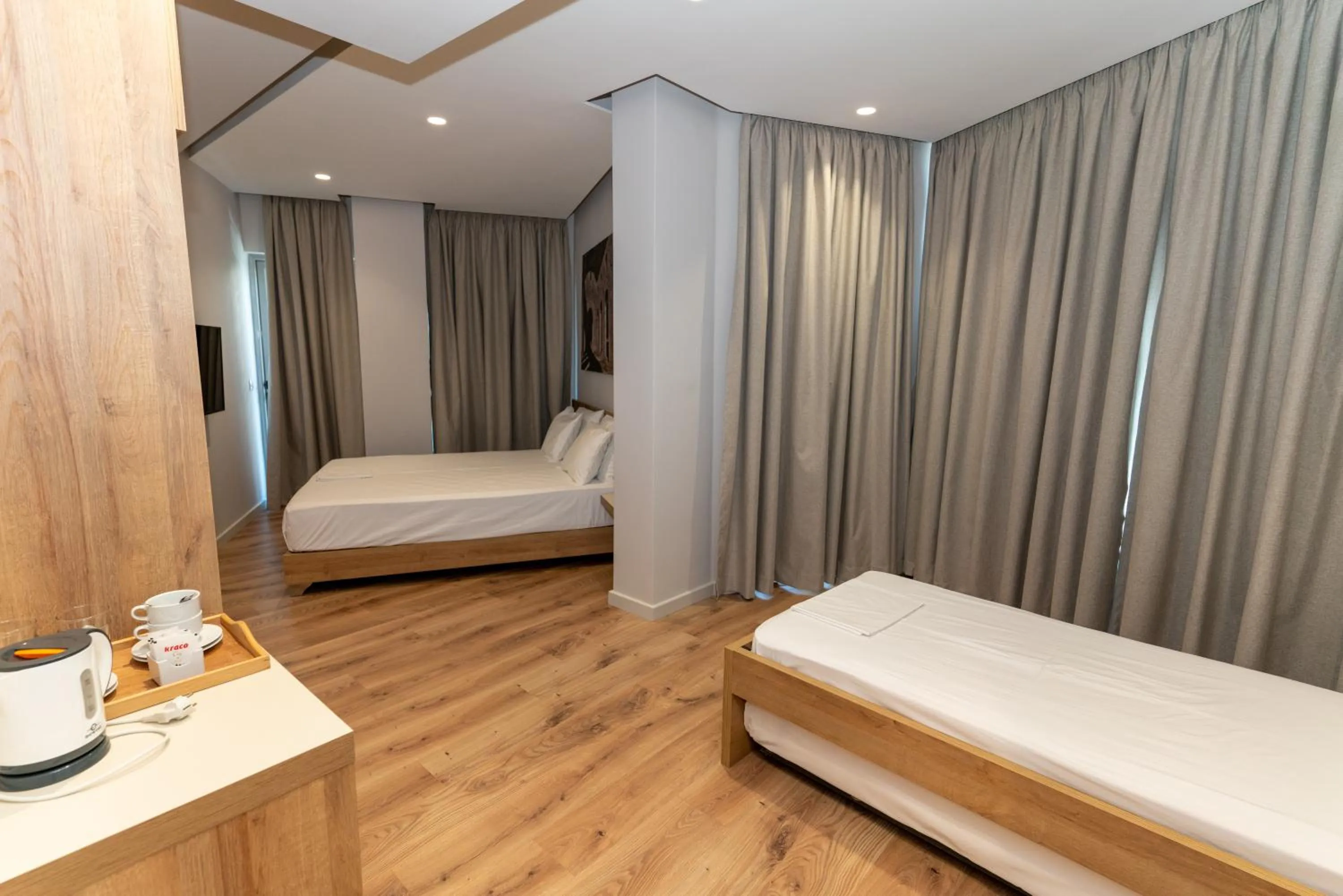 Bed in Titania Hotel