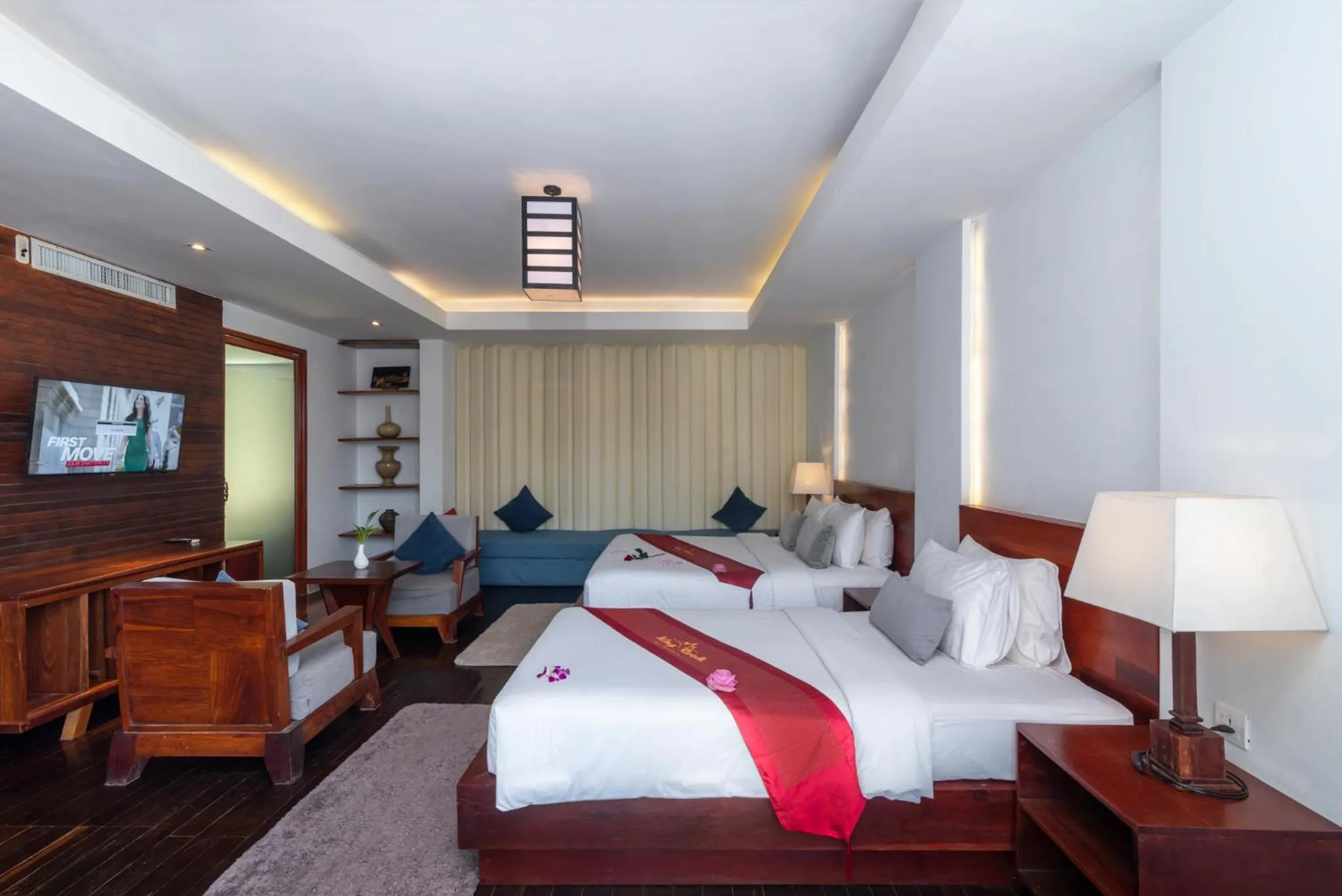 Living room, Bed in King Rock Boutique Hotel