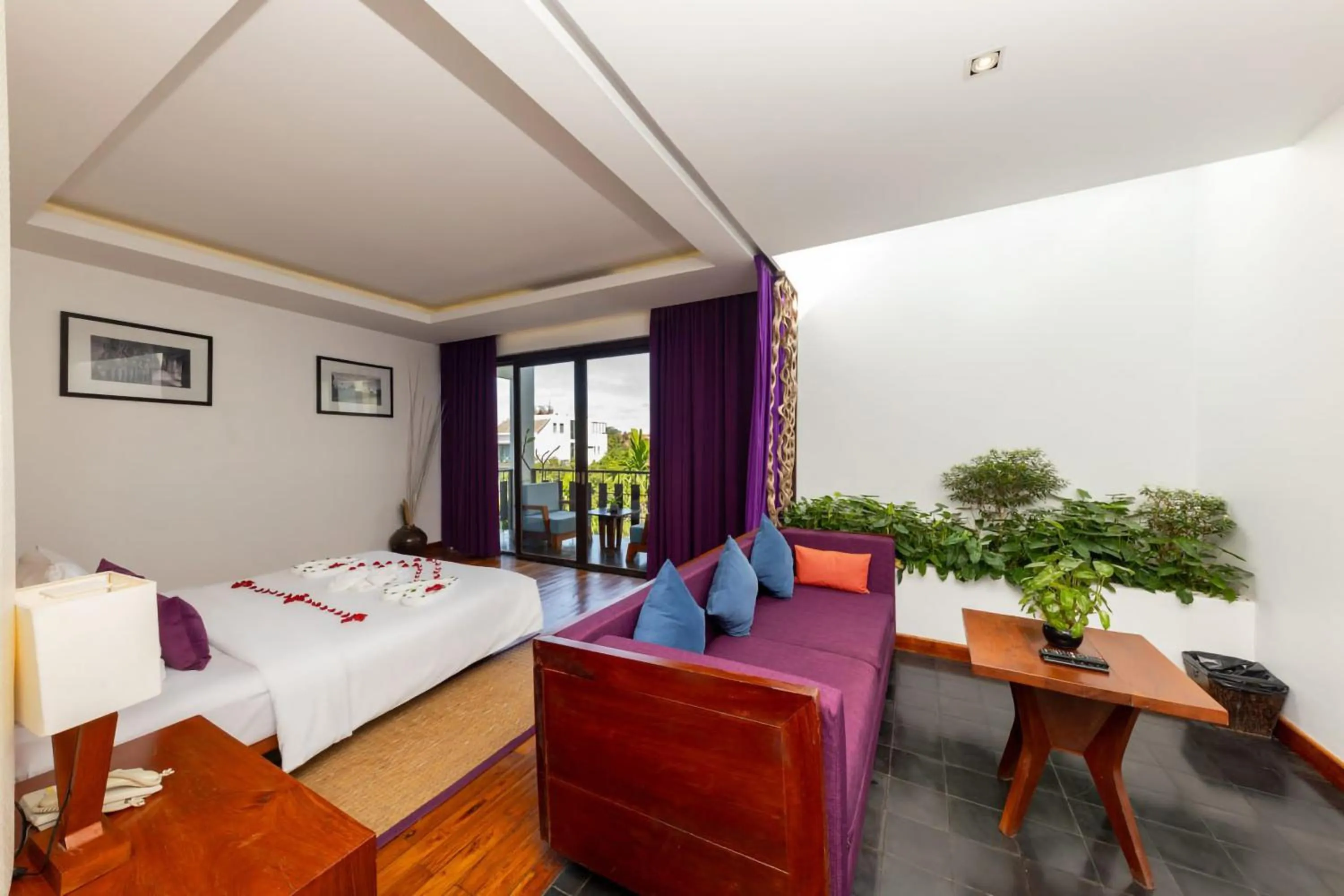 Balcony/Terrace, Bed in King Rock Boutique Hotel