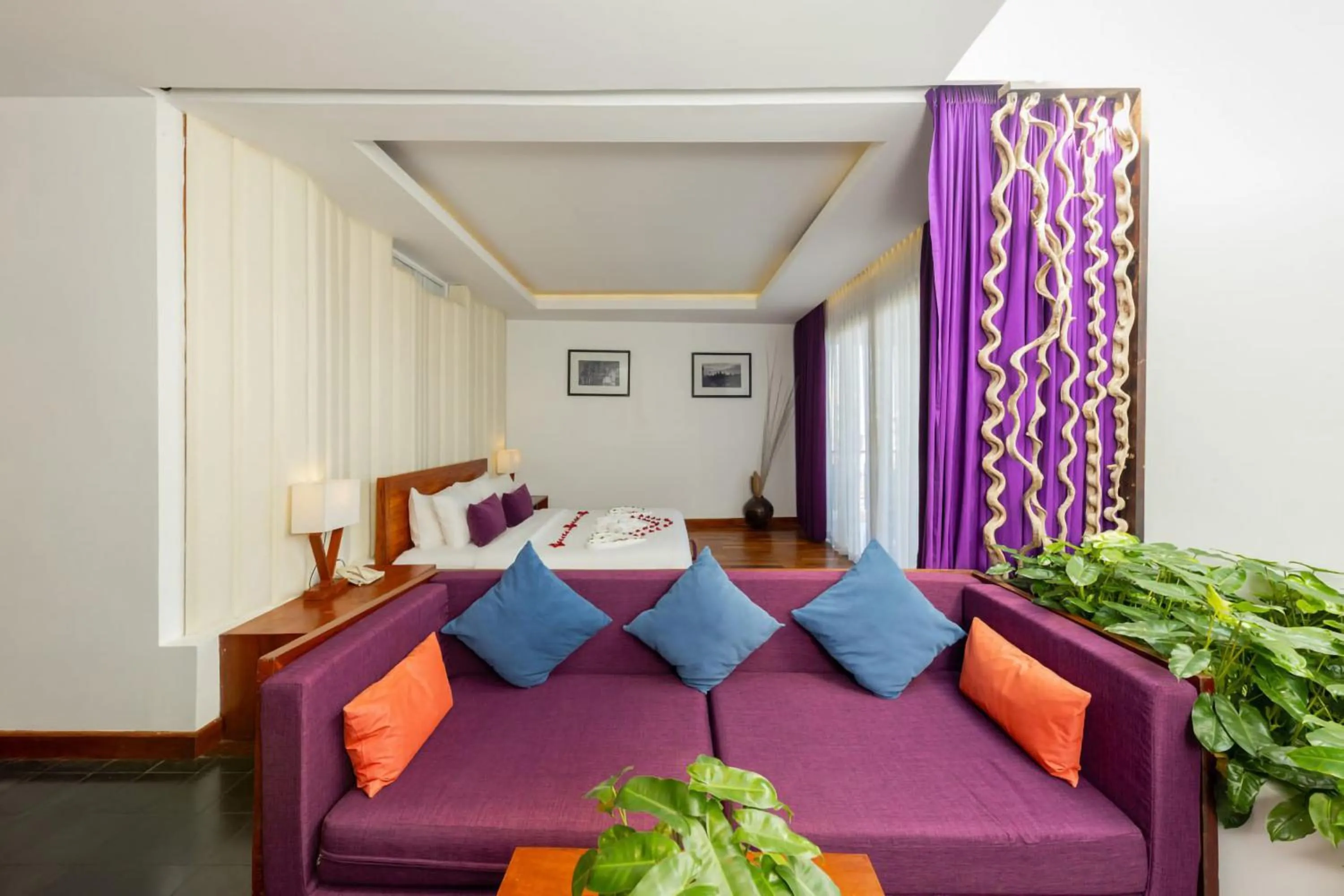 Bed in King Rock Boutique Hotel