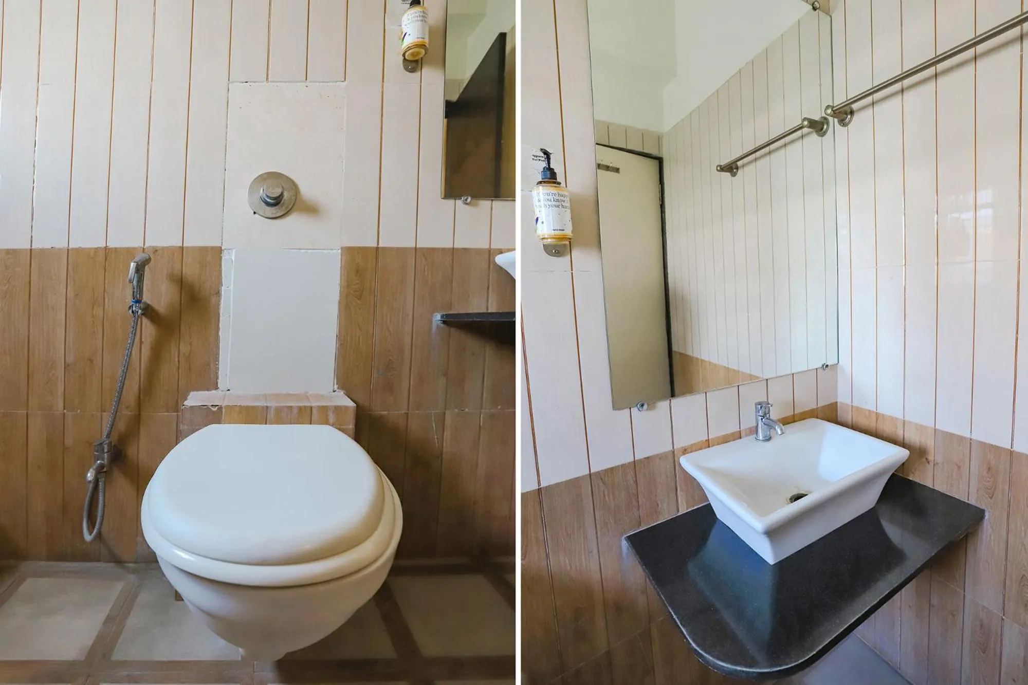 Bathroom in FabHotel Archanil Apartment - Sitanagar Cricket Ground