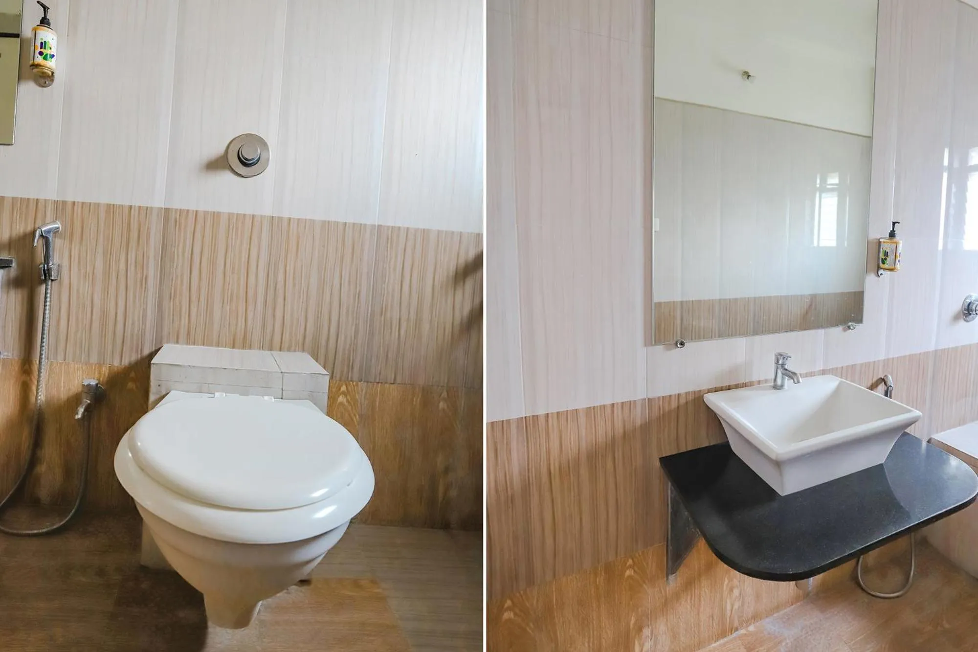 Bathroom in FabHotel Archanil Apartment - Sitanagar Cricket Ground