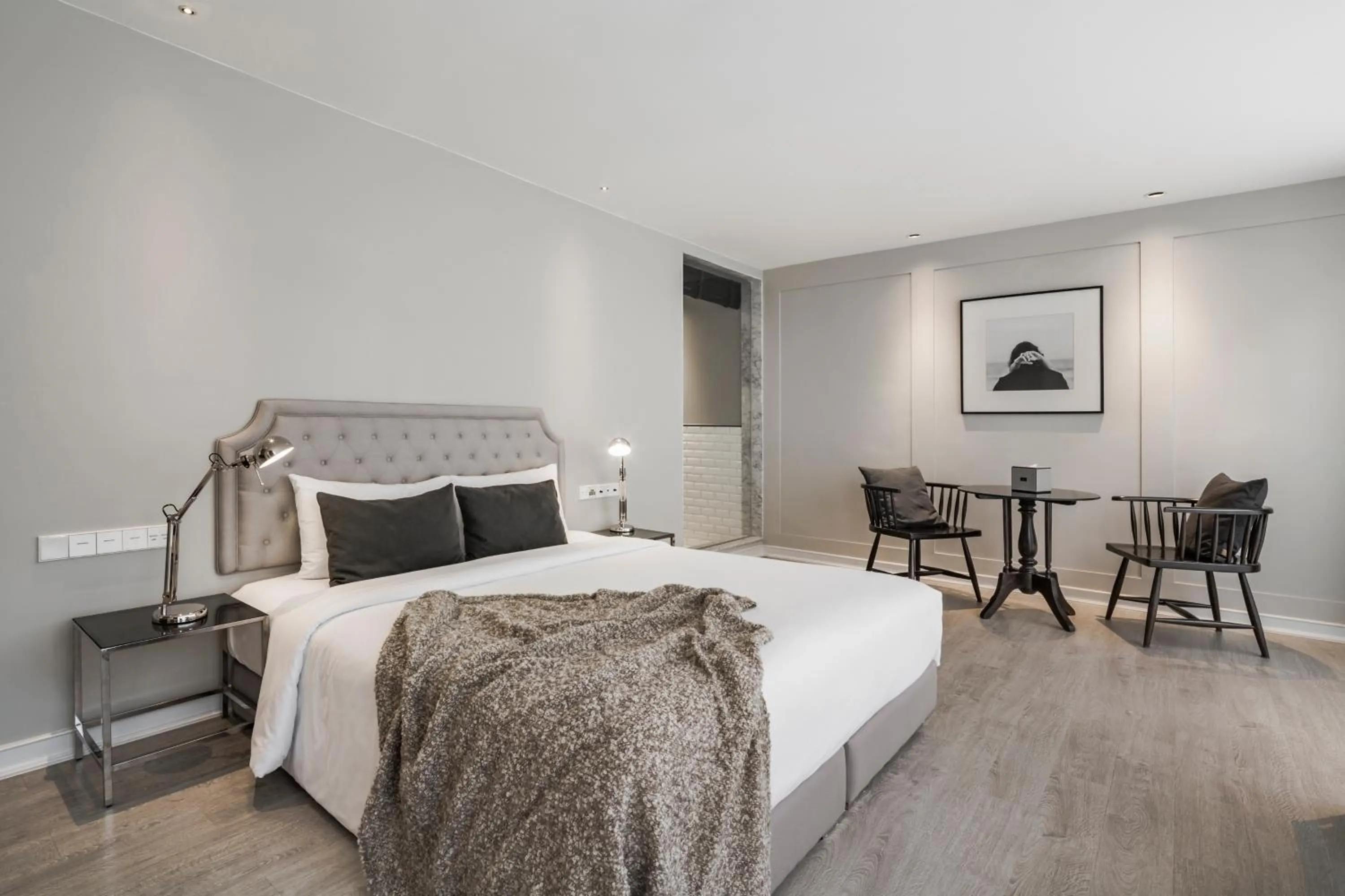 Photo of the whole room, Bed in Hotel Once Bangkok