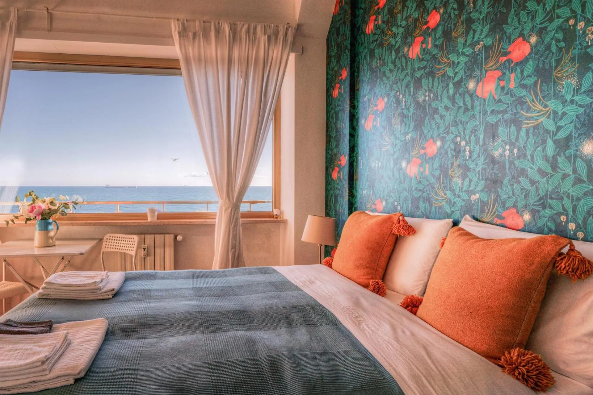 Bed in La Casa Sul Mare