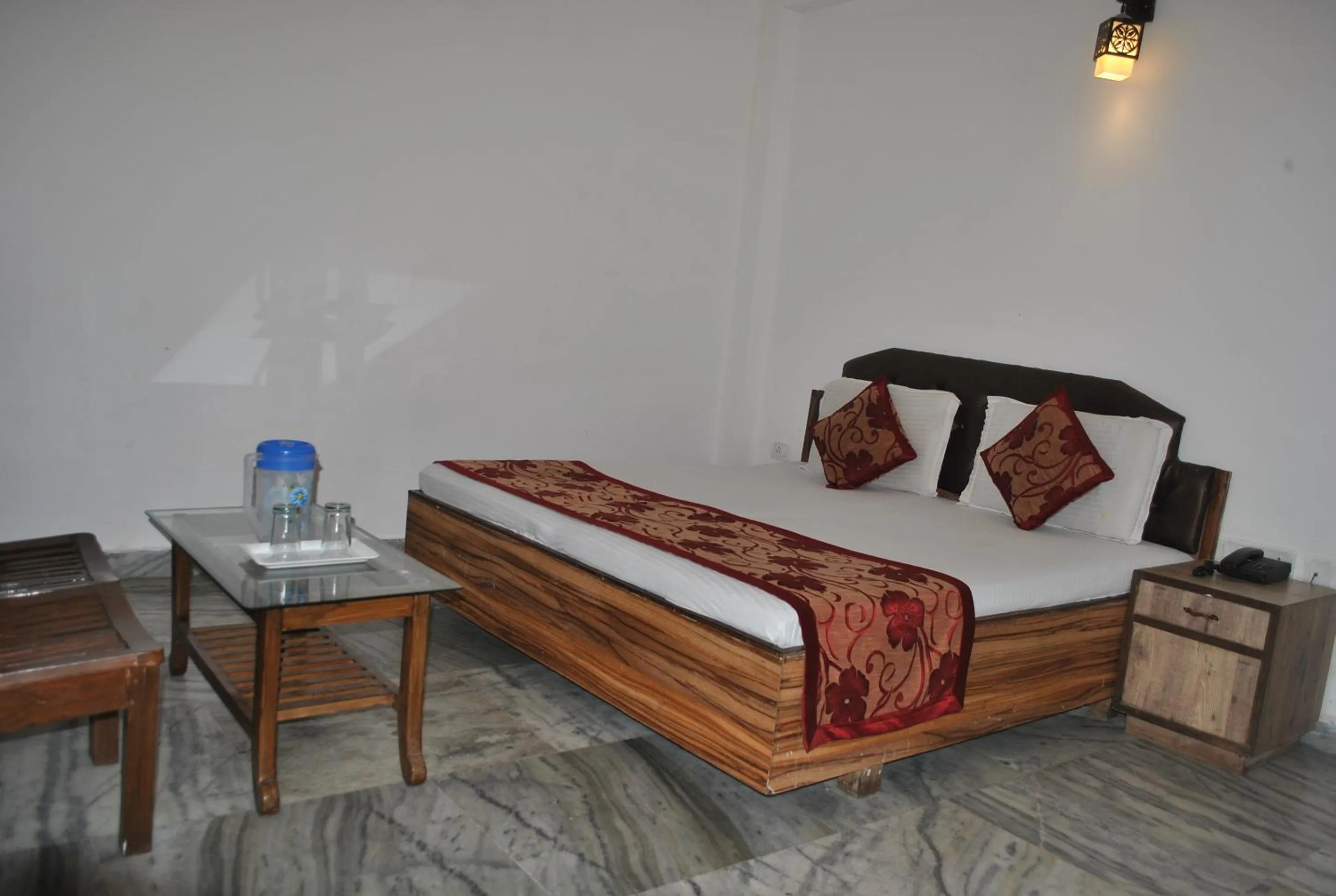 Bedroom, Bed in Hotel Maha Luxmi Palace