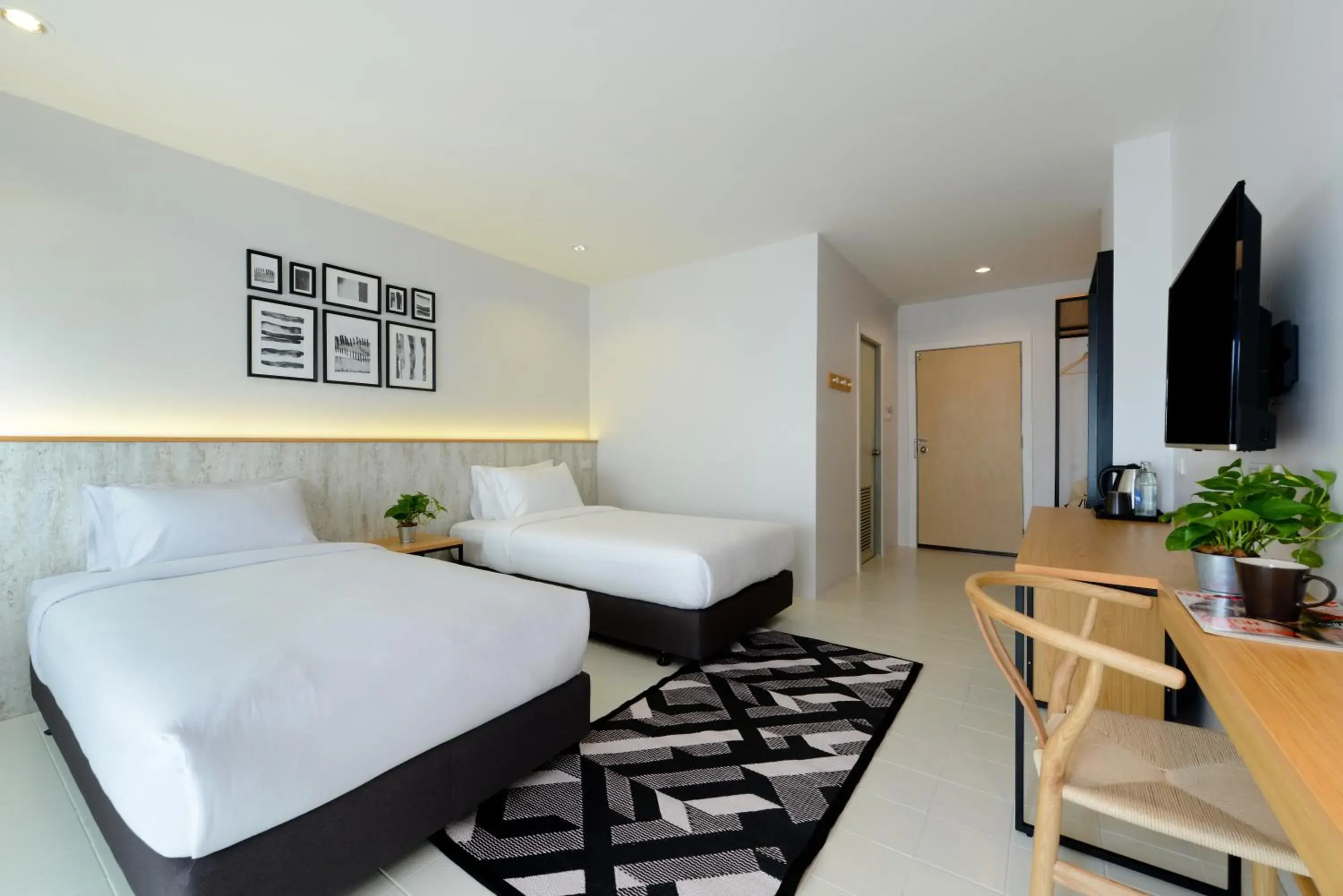 Superior Twin Room with City View in Ruenthip Pattaya Superior Twin Room with City View in Ruenthip Pattaya