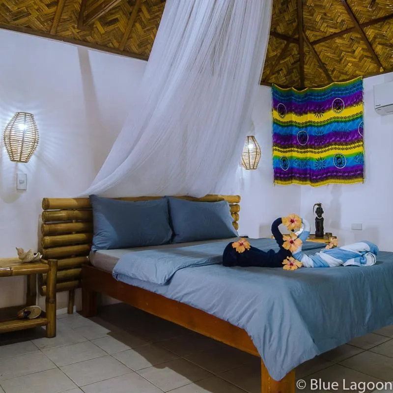 Bed in Blue Lagoon Dive Resort