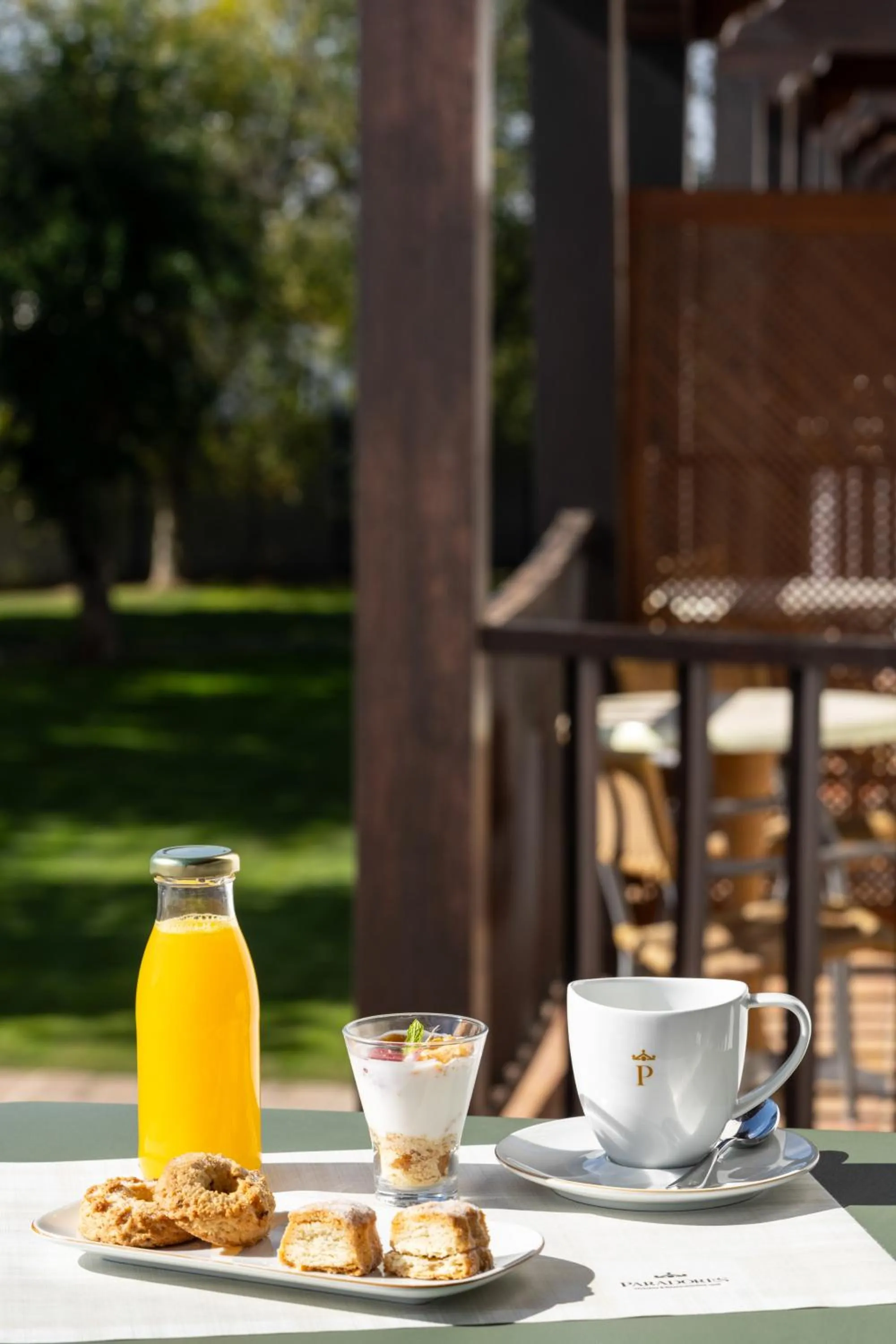 Breakfast in Parador de Manzanares