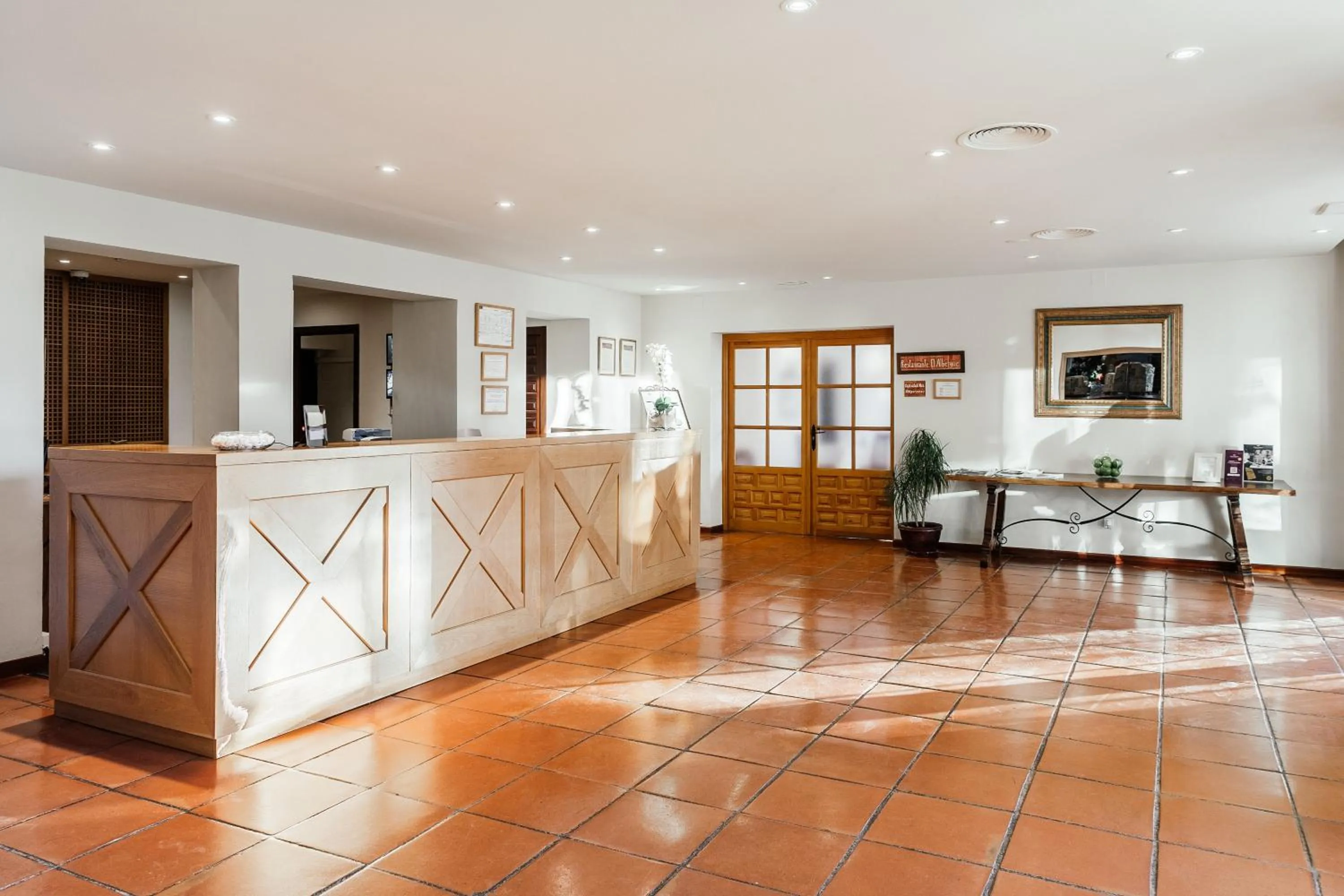 Lobby or reception in Parador de Manzanares