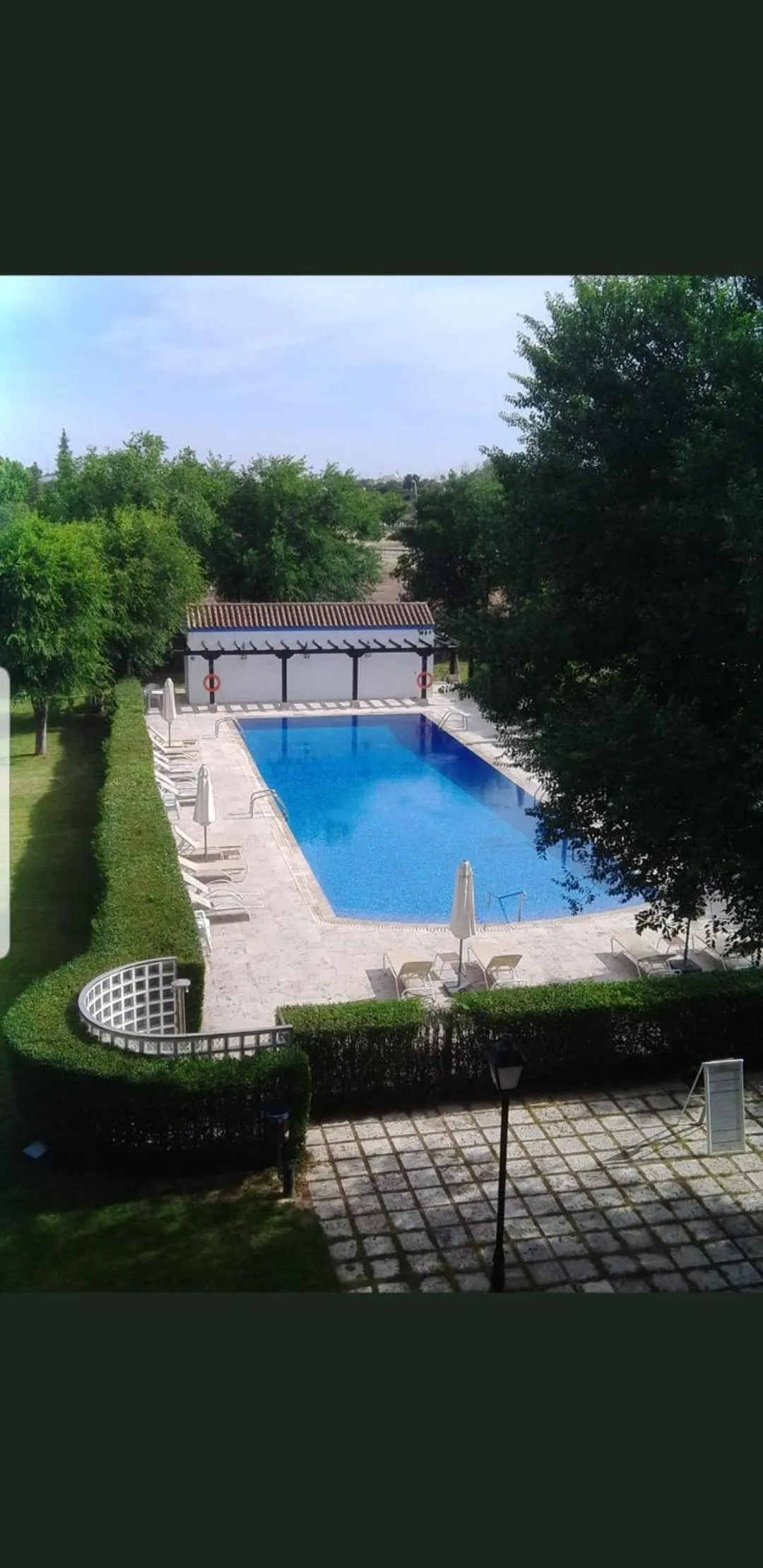 Swimming pool in Parador de Manzanares